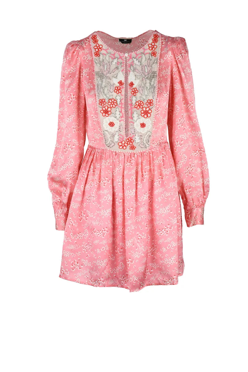 Satin Dress - Pink