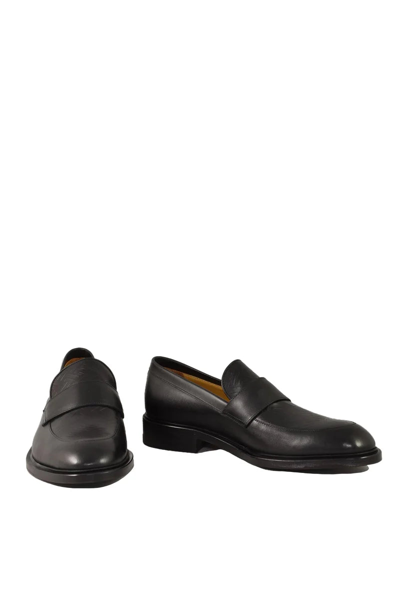 Bologna 1929 Black Leather Loafers