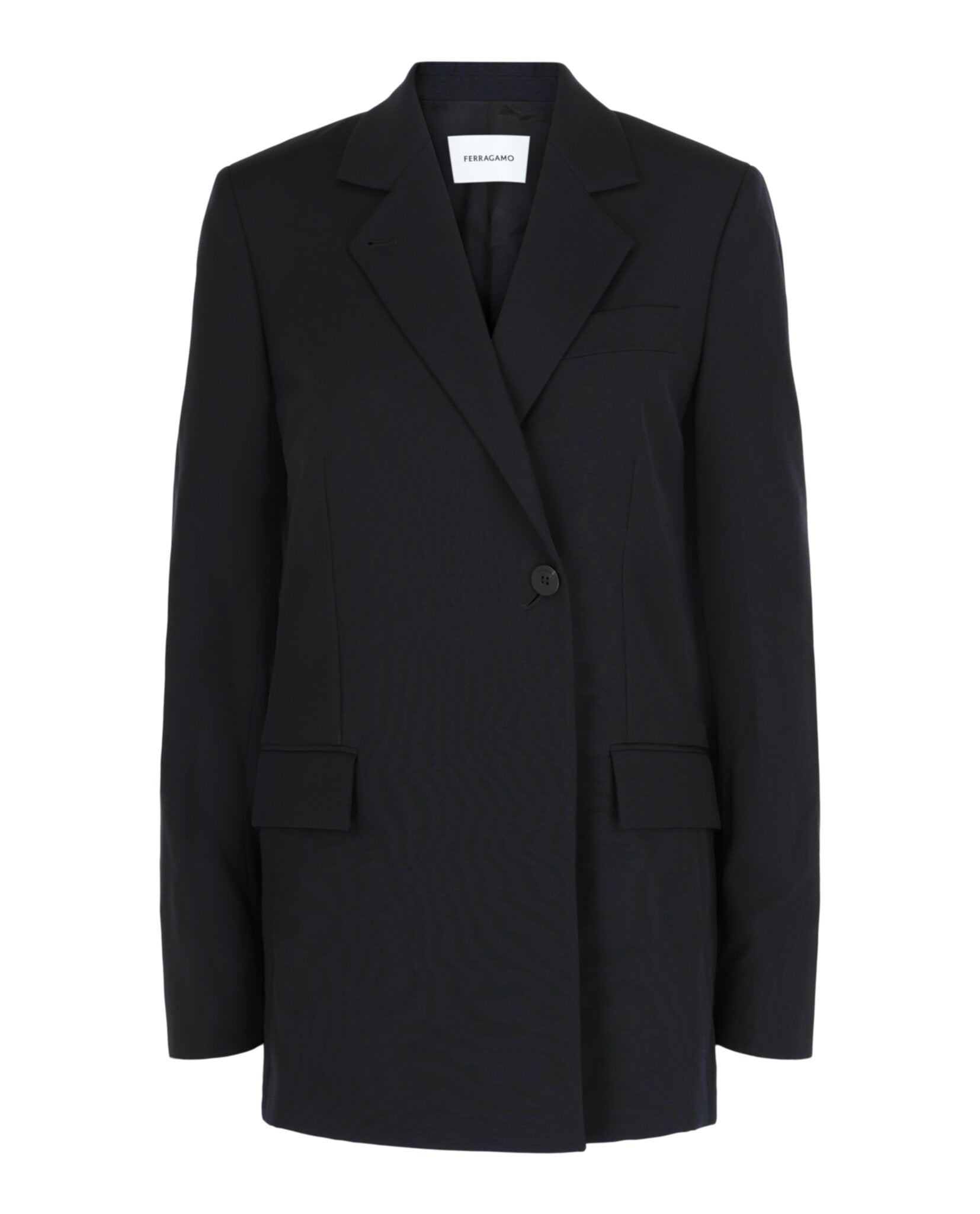 Single-Breasted Wool Blazer