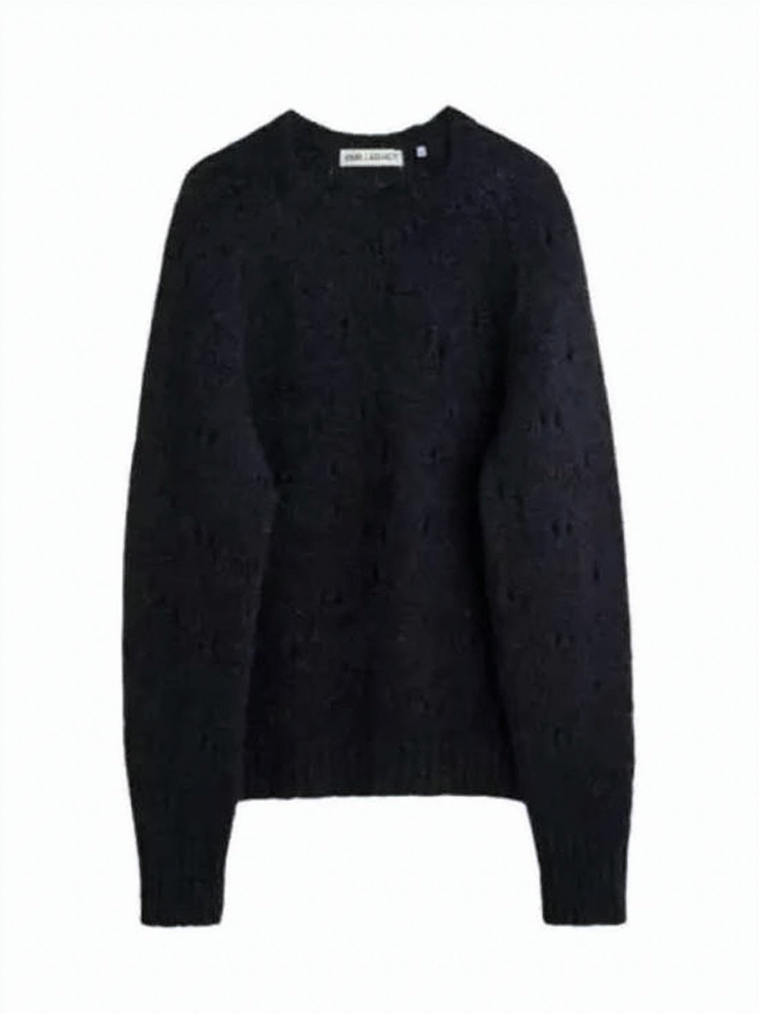 Textured Knit Sweater with Loose Fit