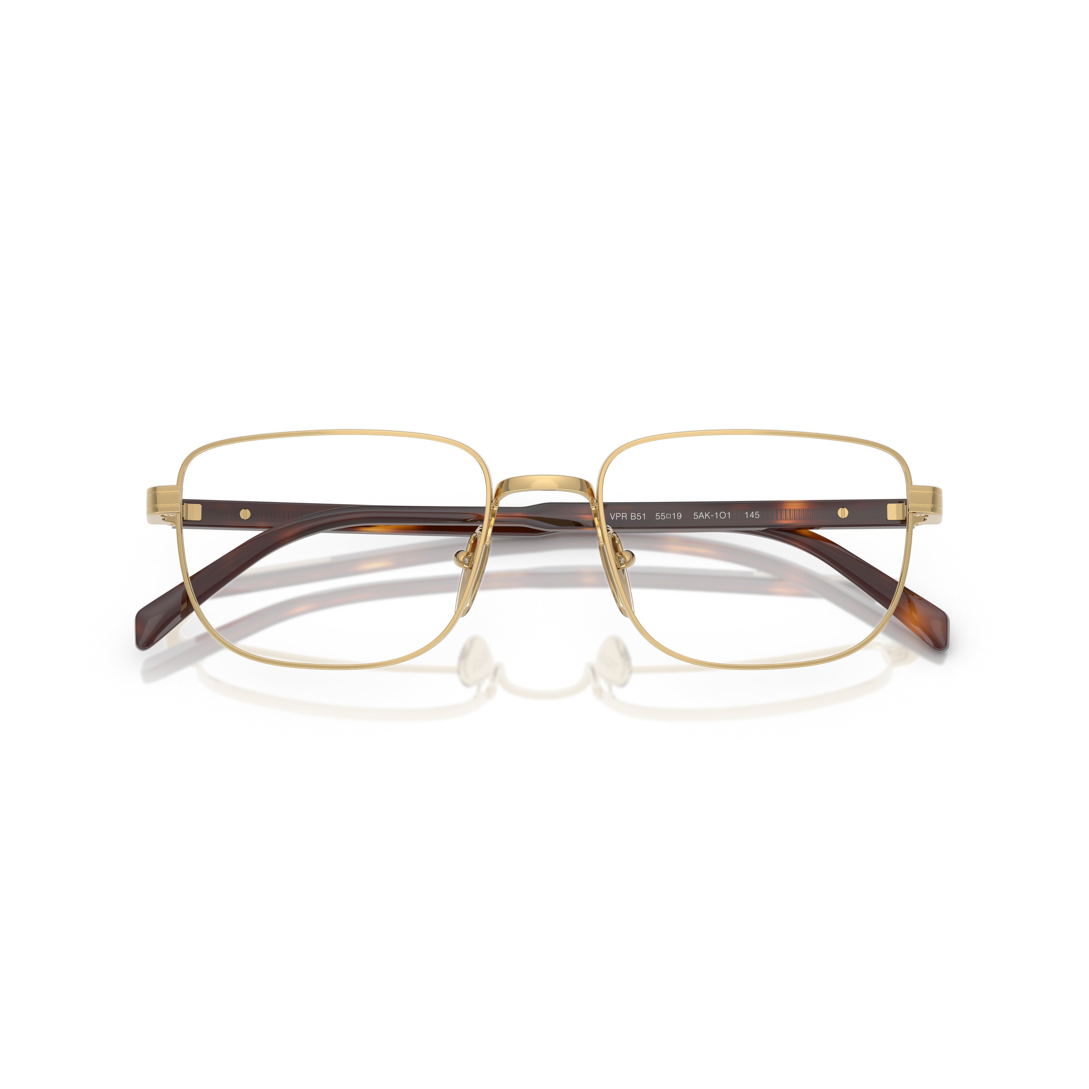 0pr B51v Rectangular Aluminum Eyeglasses