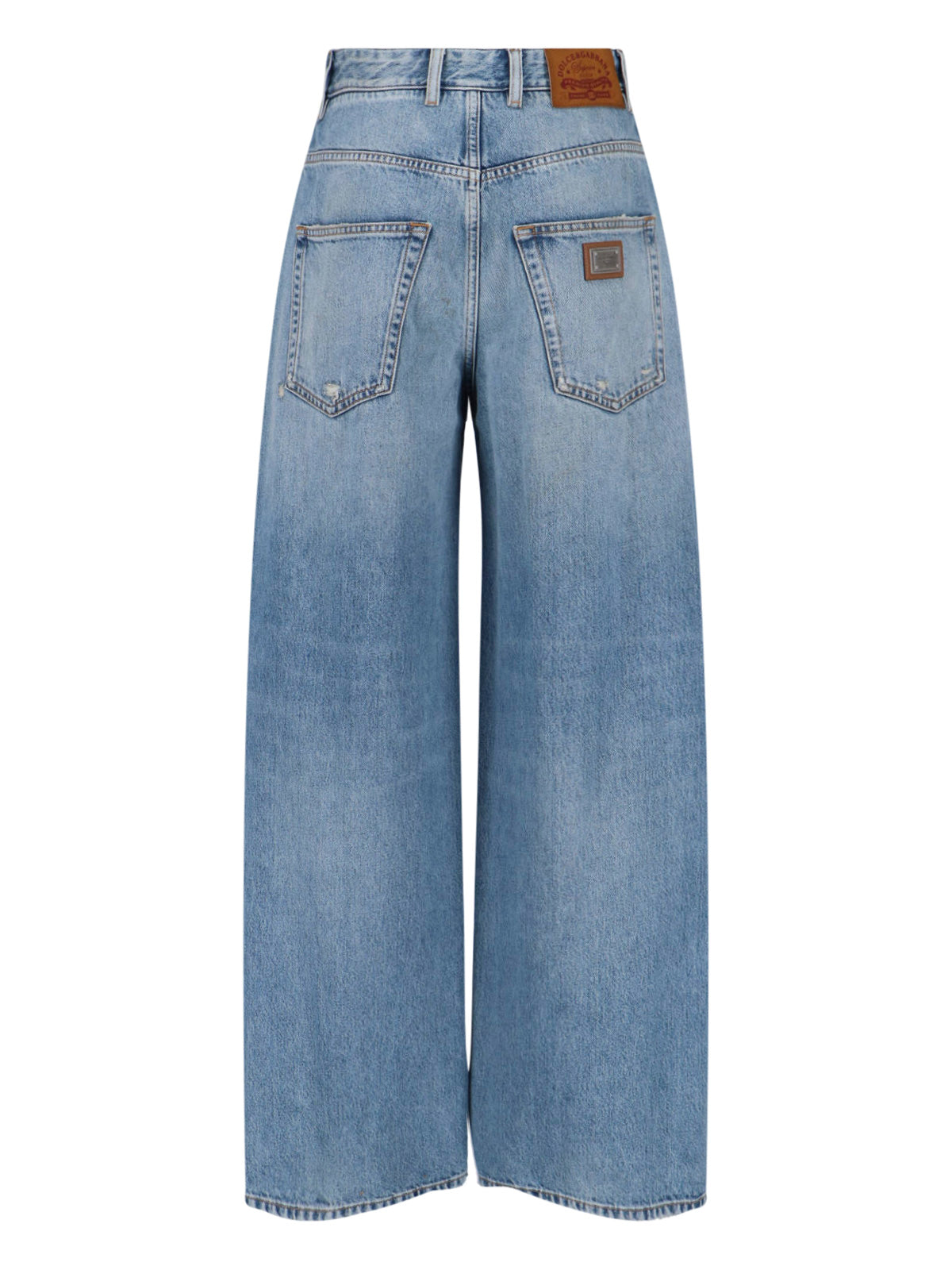 Classic Straight-Leg Jeans with Mid-Rise Design