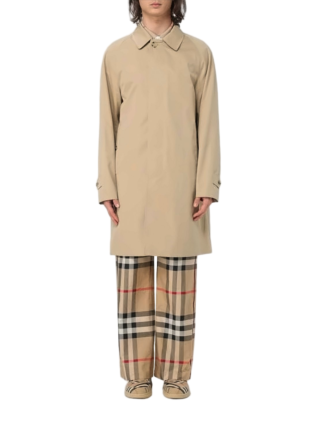 Mid-Length Cotton Heritage Cut Burberry Coat