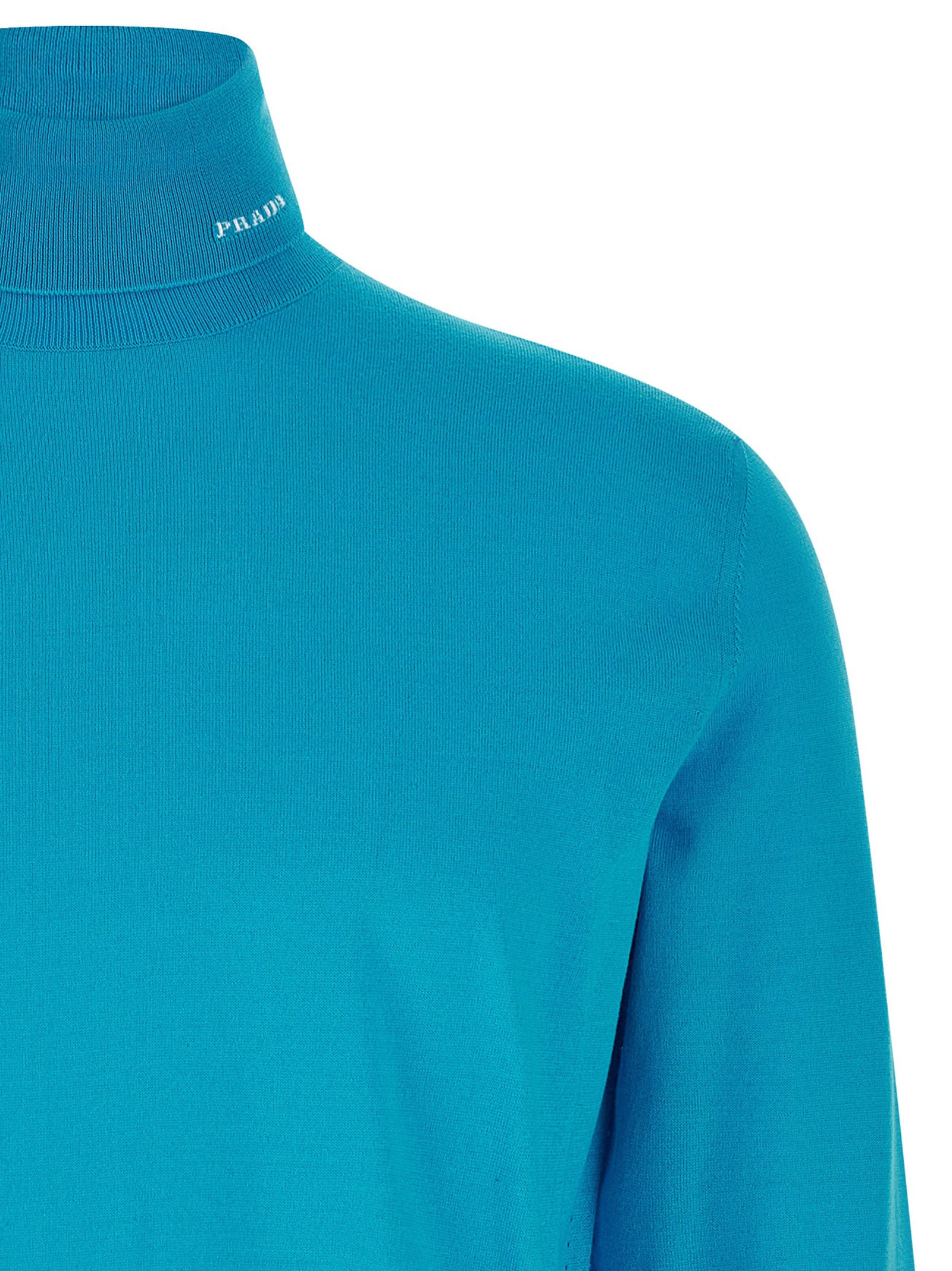 Logo Intarsia Turtleneck Sweater