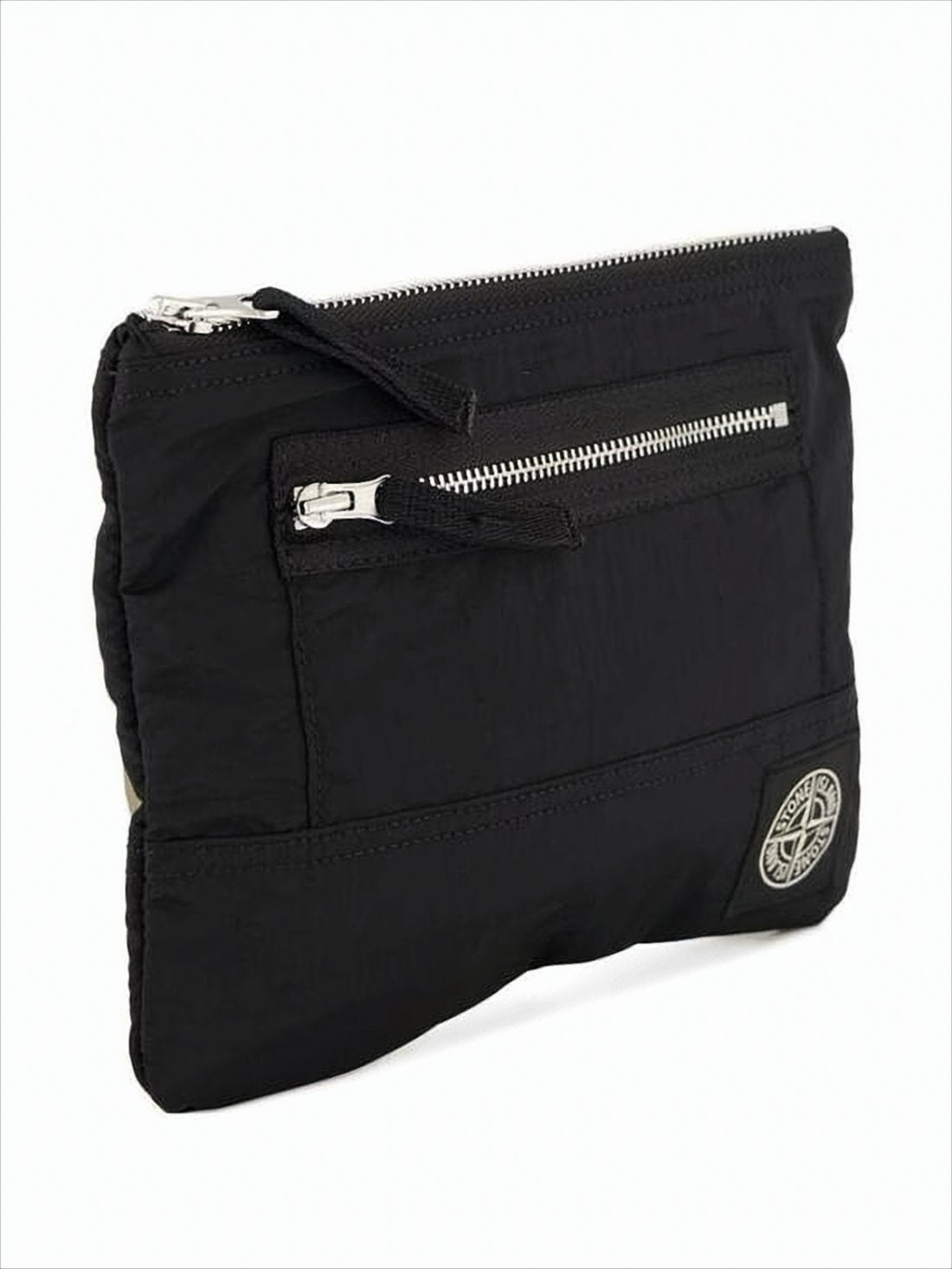 Rectangular Crossbody Bag With Silver-Tone Hardware