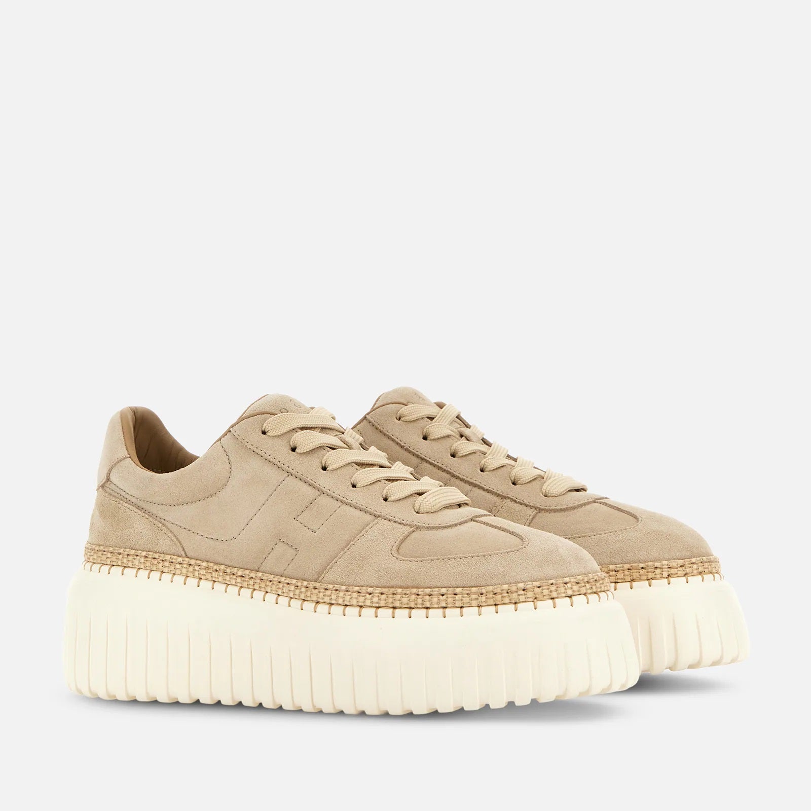 Light Biscuit H710 H-Stripes Basket Sneakers