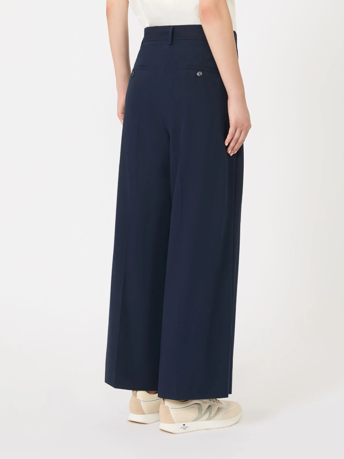 Wide-Leg Trousers With High Waist