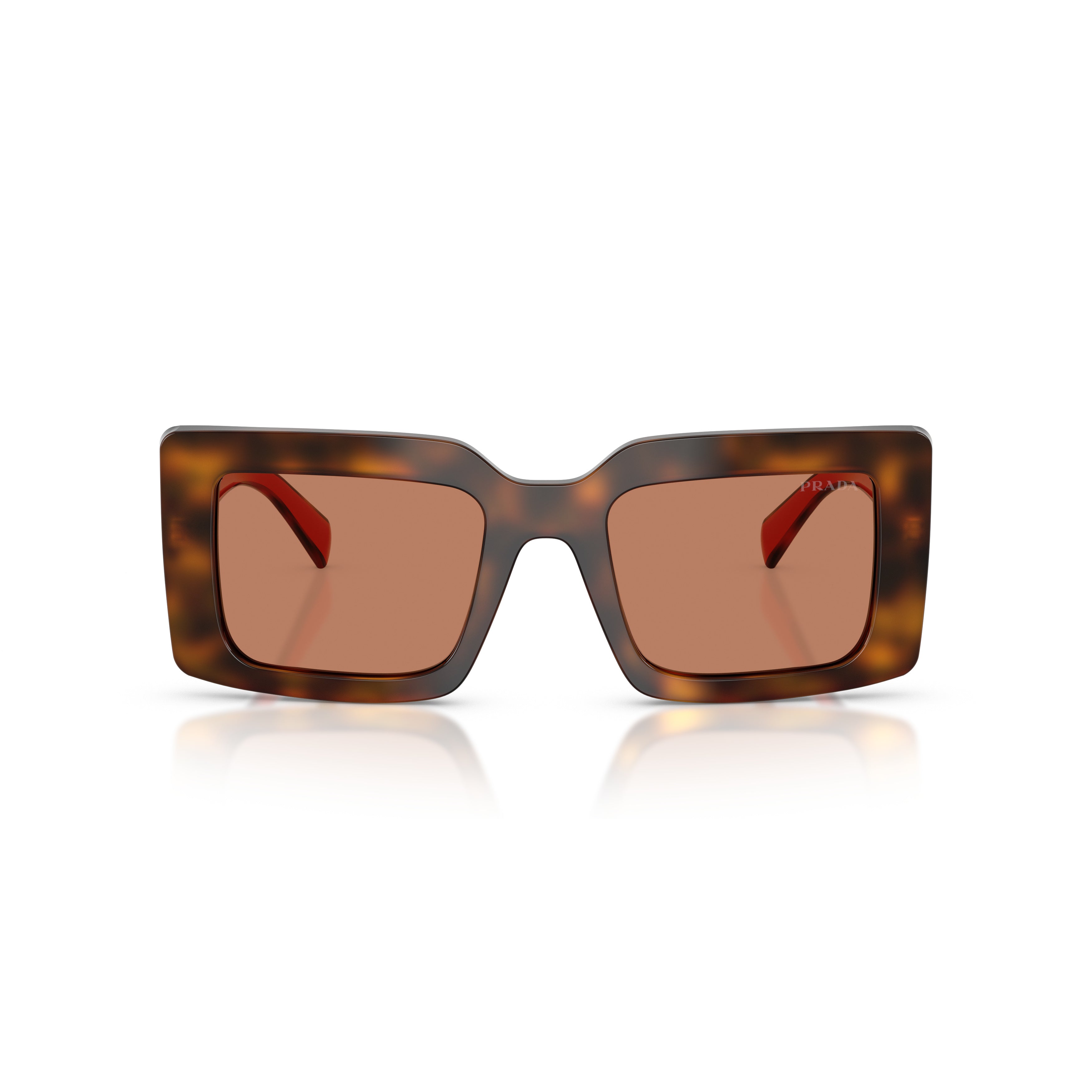 0pr D01s Bold Rectangular Tortoiseshell Acetate Sunglasses