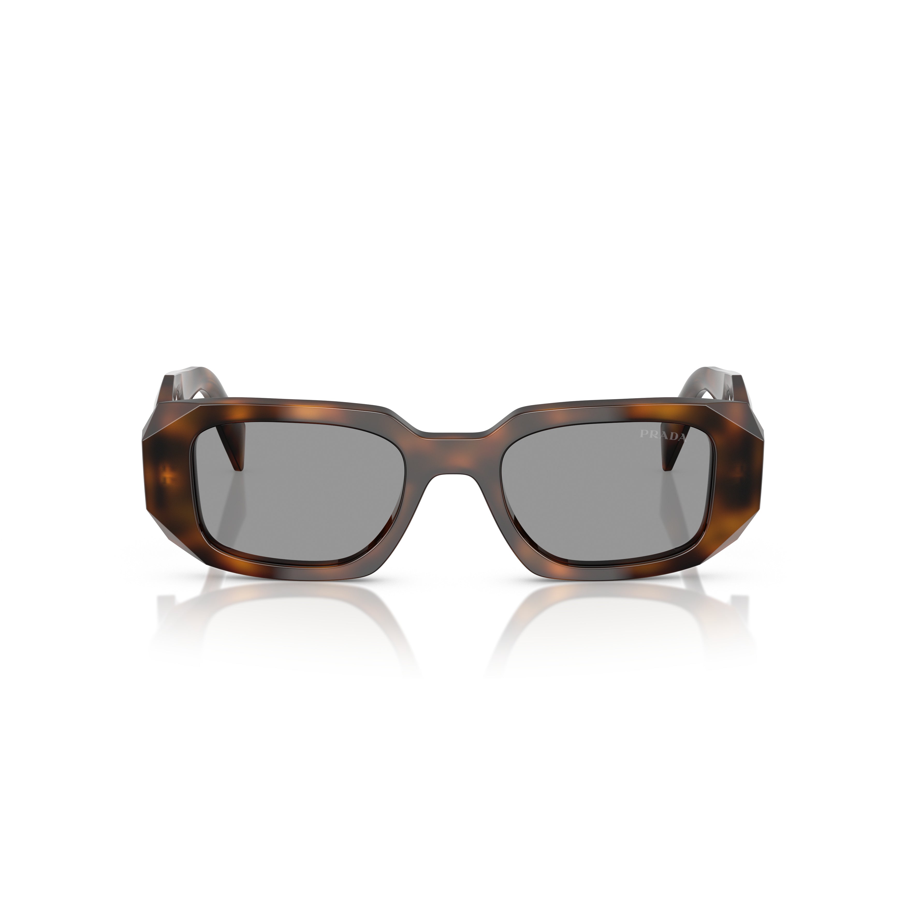 0pr 17ws Oversized Rectangular Tortoiseshell Sunglasses