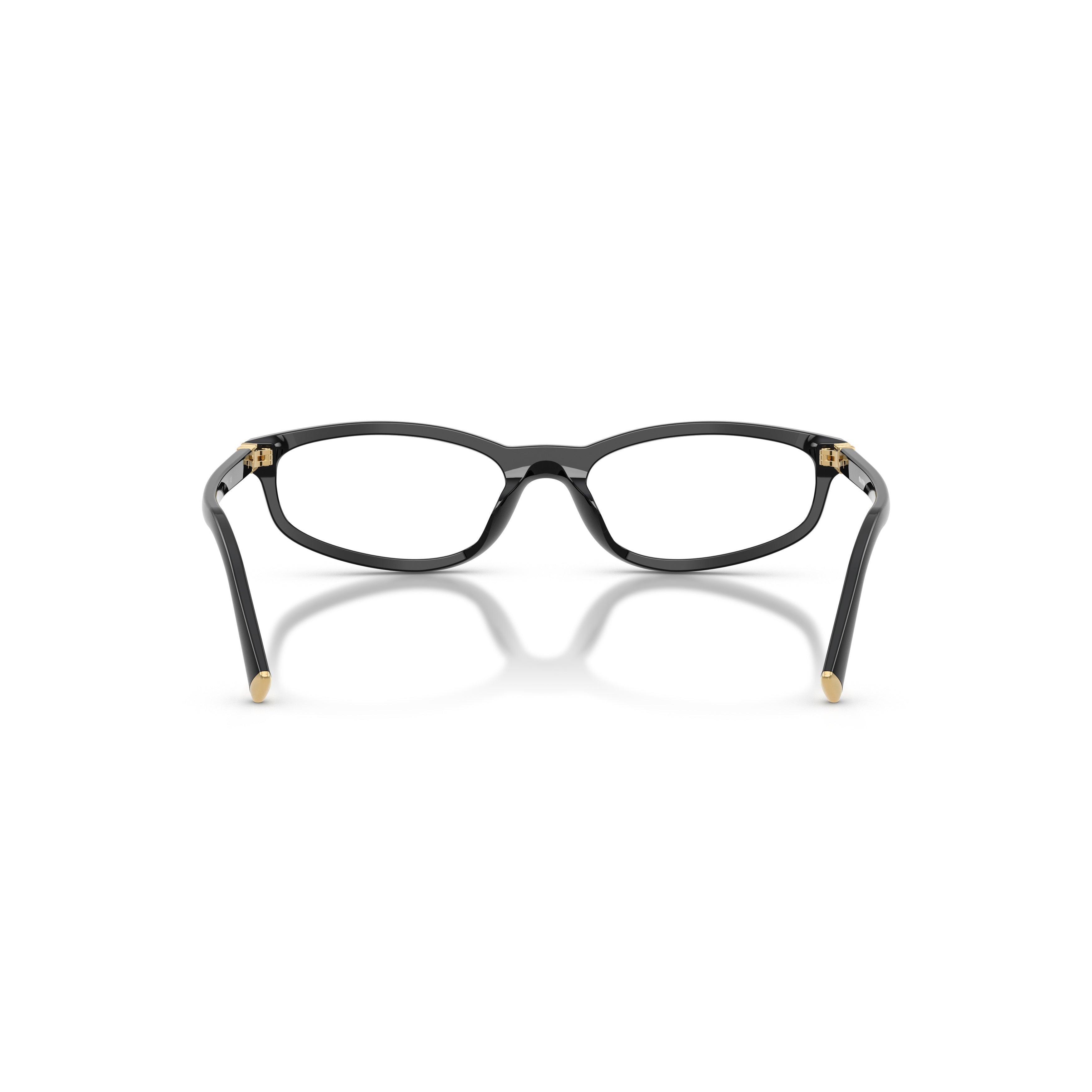 0mu 01zv Rectangular Black Acetate Eyeglasses