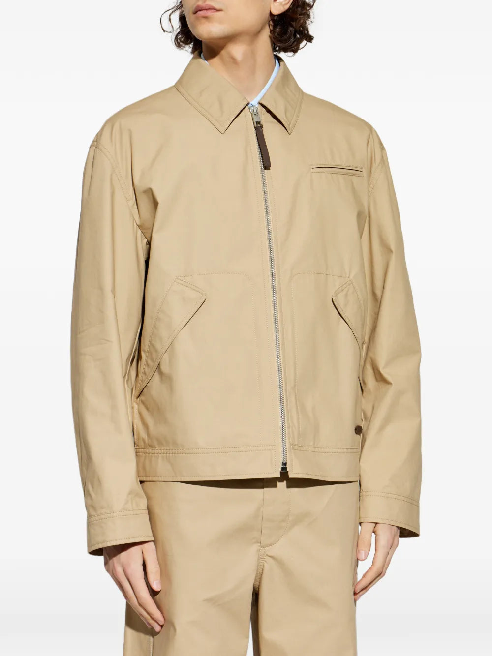Boxy Silhouette Moschino Capospalla Jacket