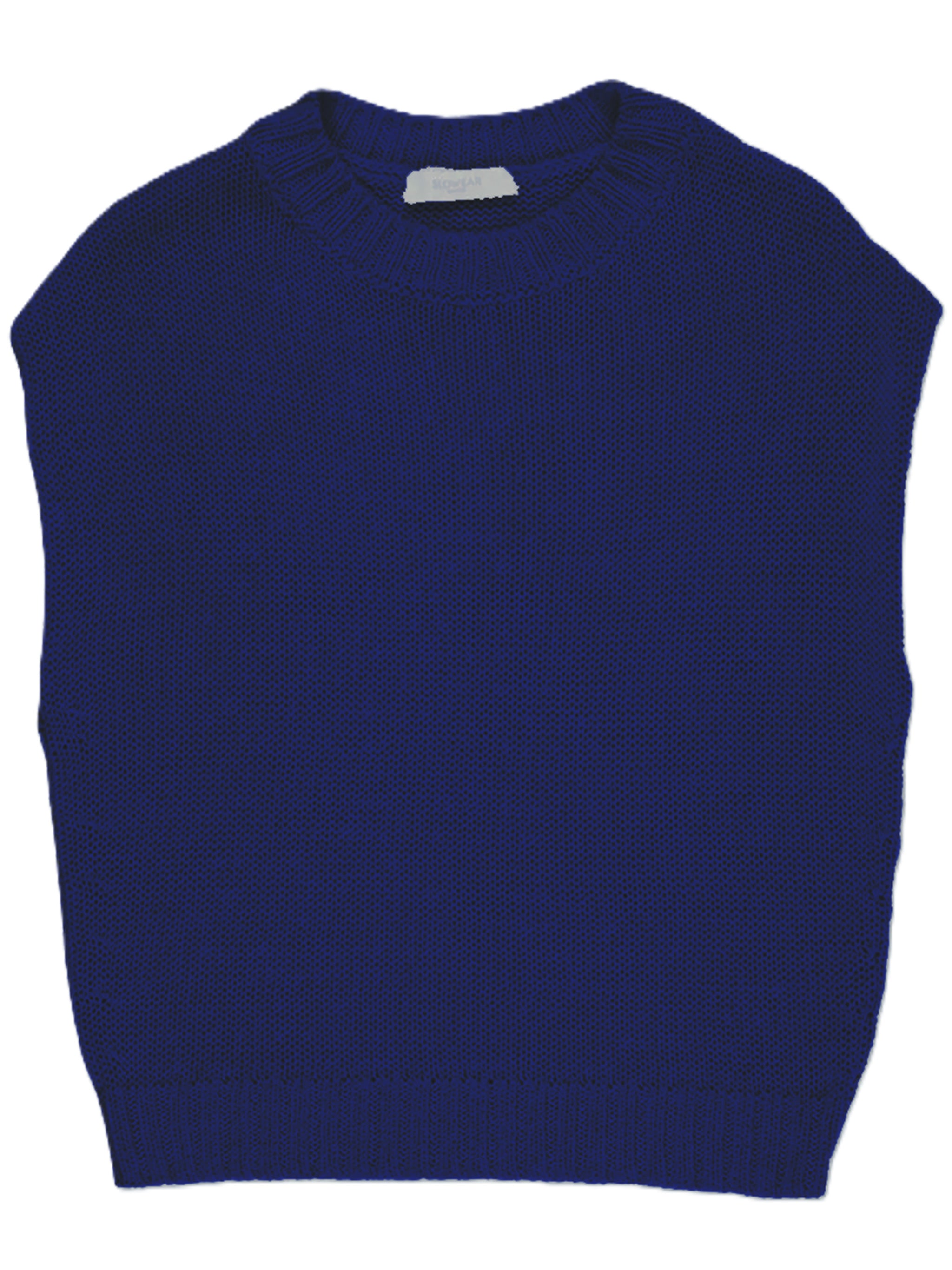 Boxy Fit Textured Knitted Sleeveless Top
