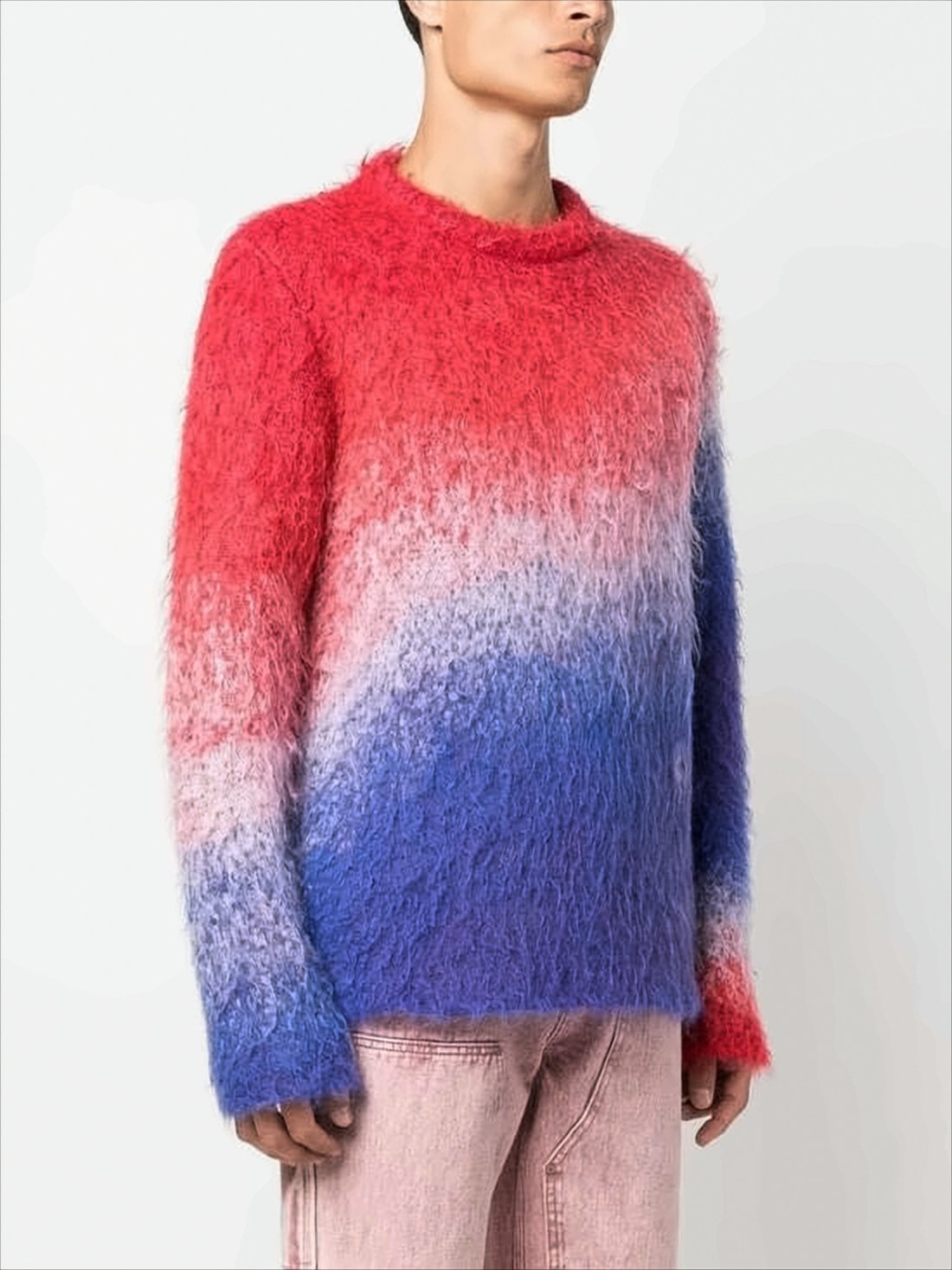 Gradient Mohair Blend Sweater