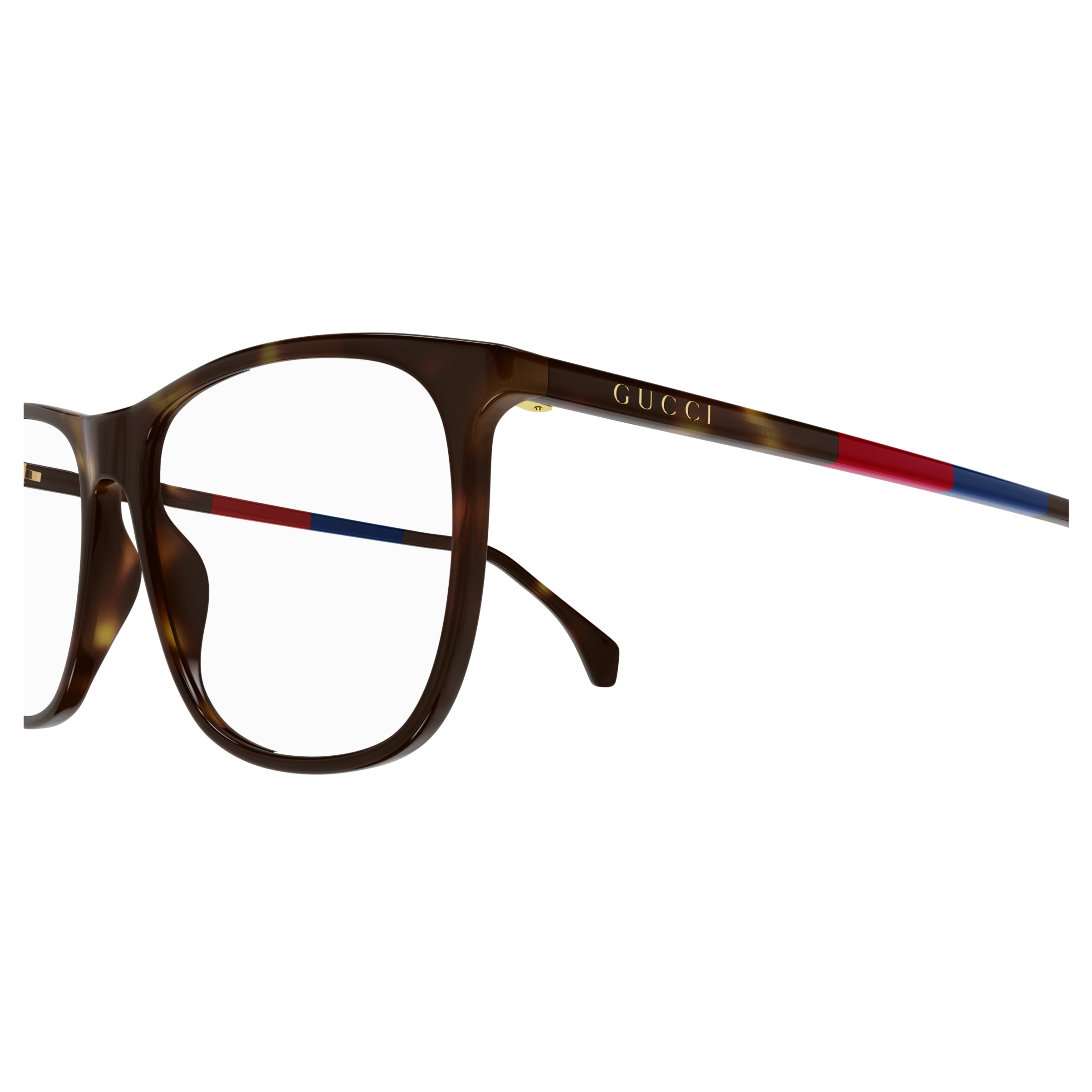 Gg0554o Tortoiseshell Square Frame Eyeglasses
