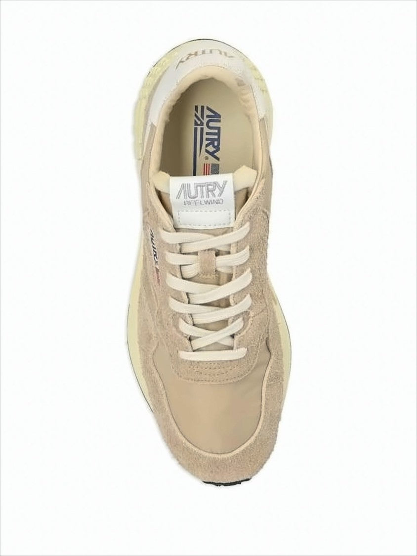 Low-Top Sneakers with Textured Suede and Leather Accents