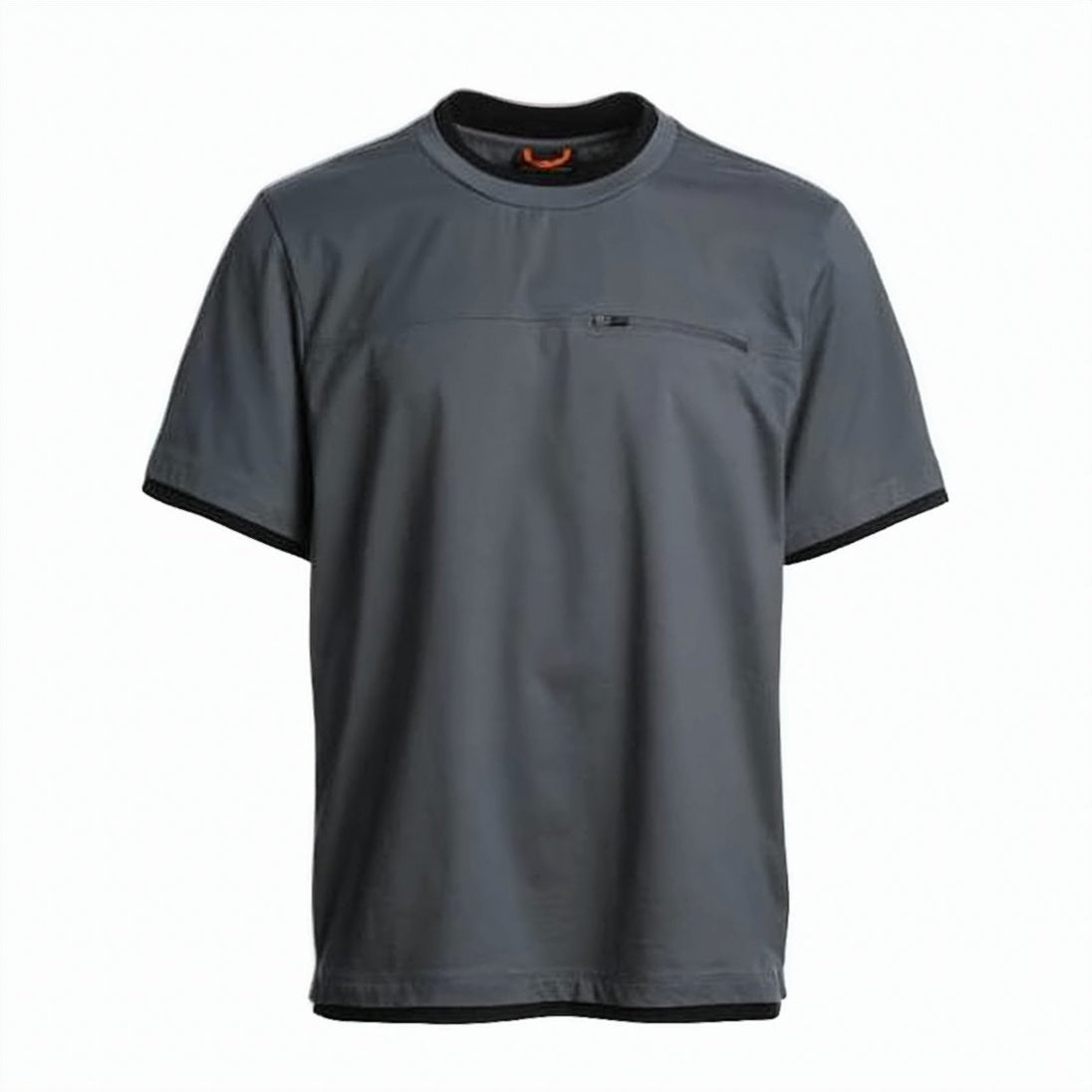 Short-Sleeved T-Shirt with Contrasting Trim