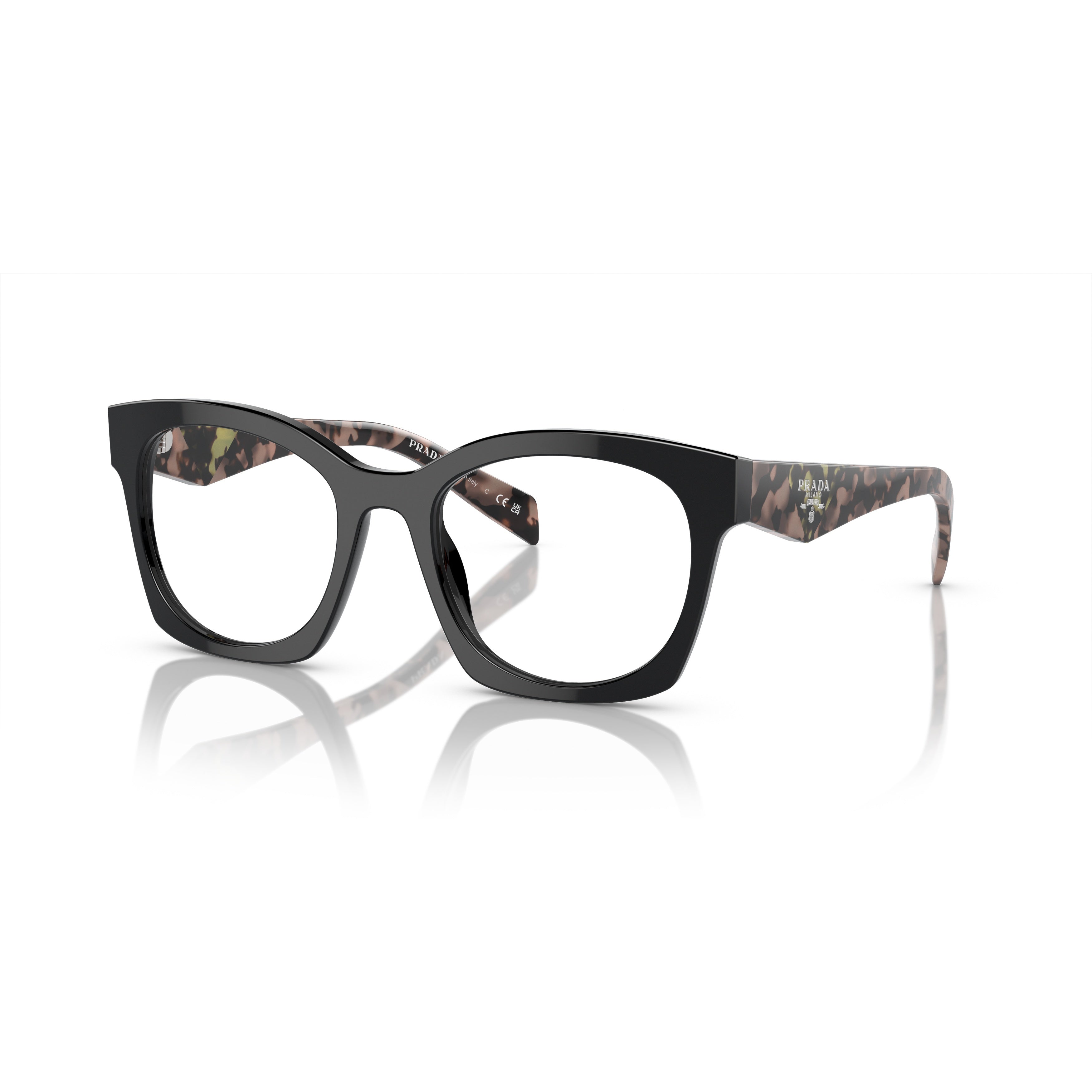 0pr A05v Square Black Acetate Sunglasses