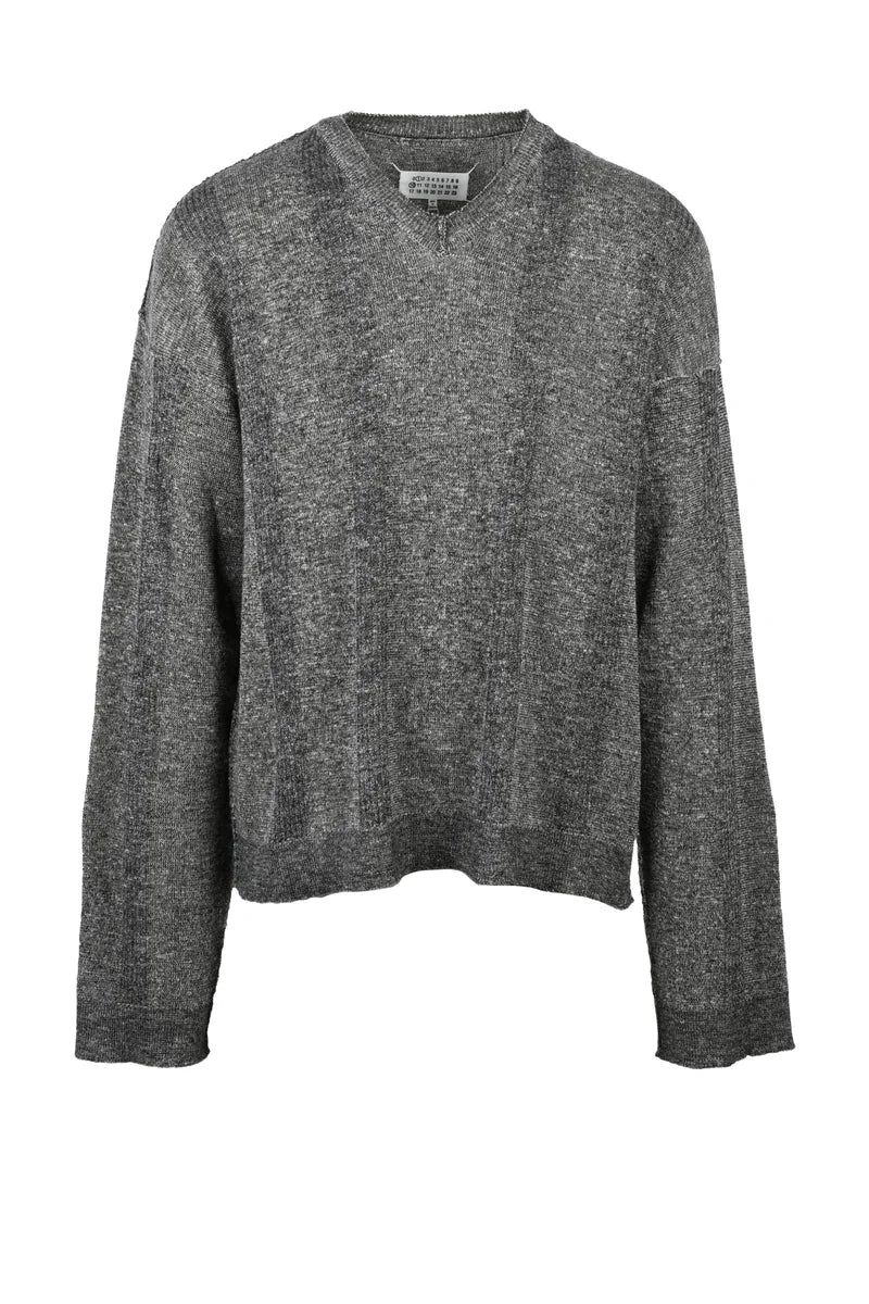 V-neck Pullover - Red