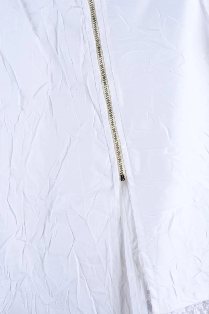 Asymmetric Blouse - White