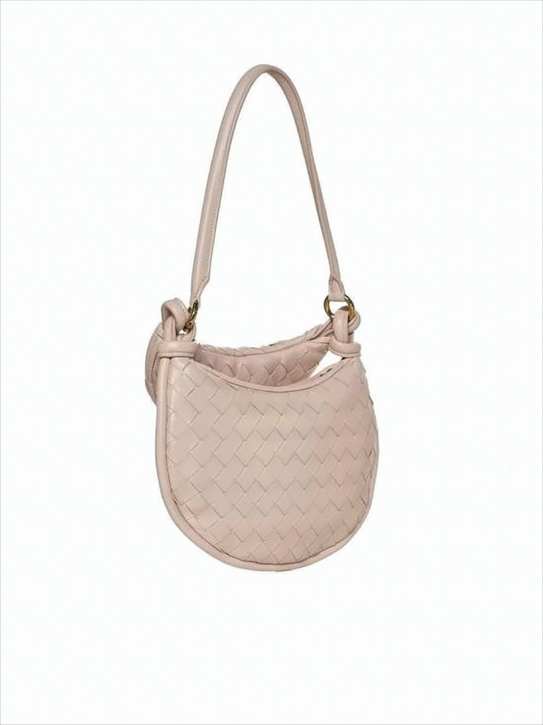 Woven Lambskin Shoulder Bag