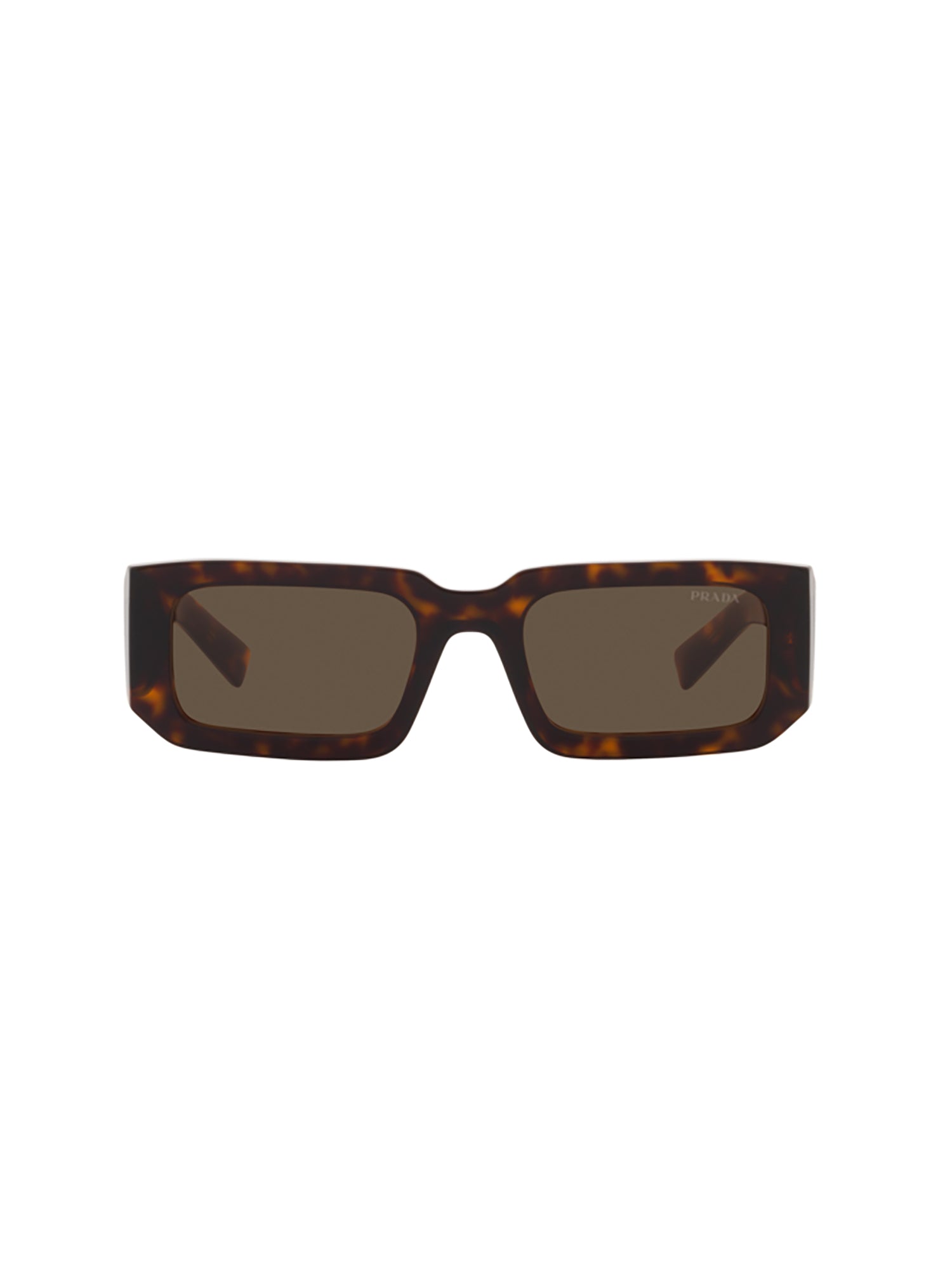 Bold Angular Tortoiseshell Frame Sunglasses