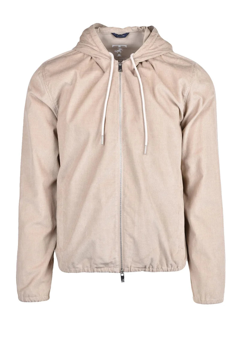 Corduroy Velvet Jacket - Beige