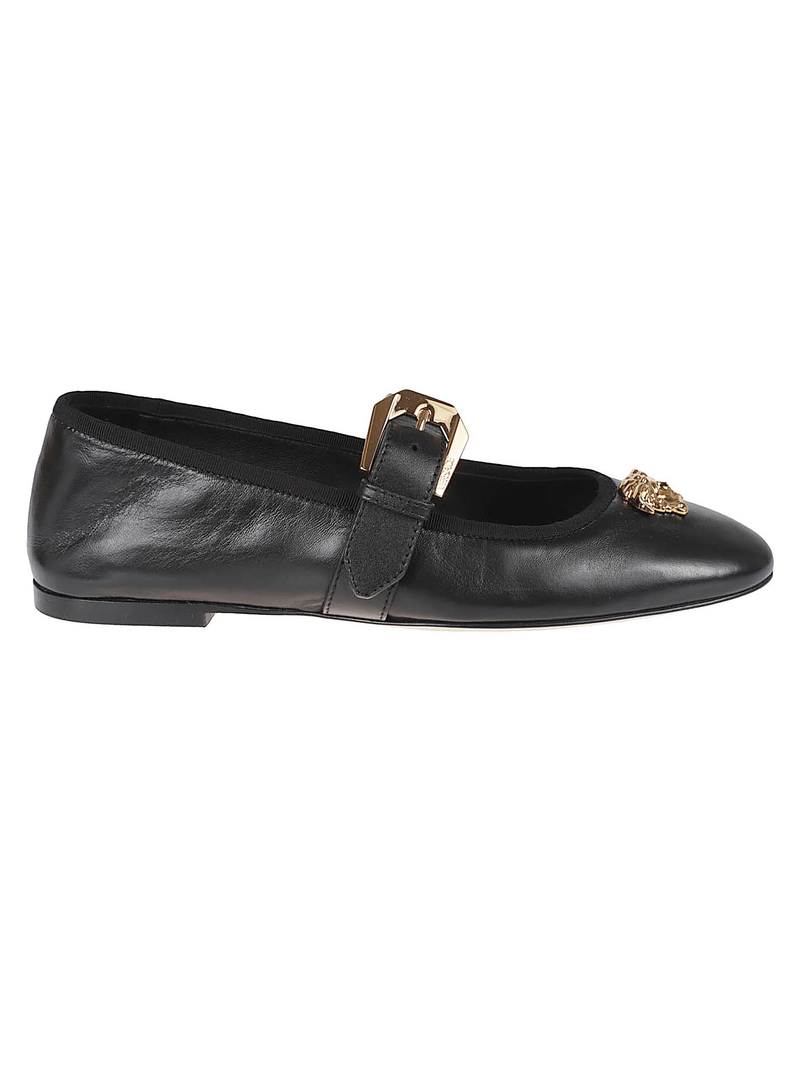 Smooth Lambskin Ballerina Flats