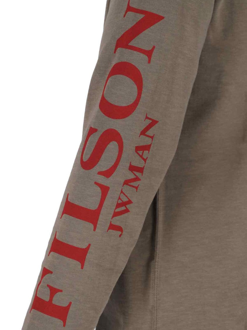 Logo Long Sleeve T-Shirt – Taupe