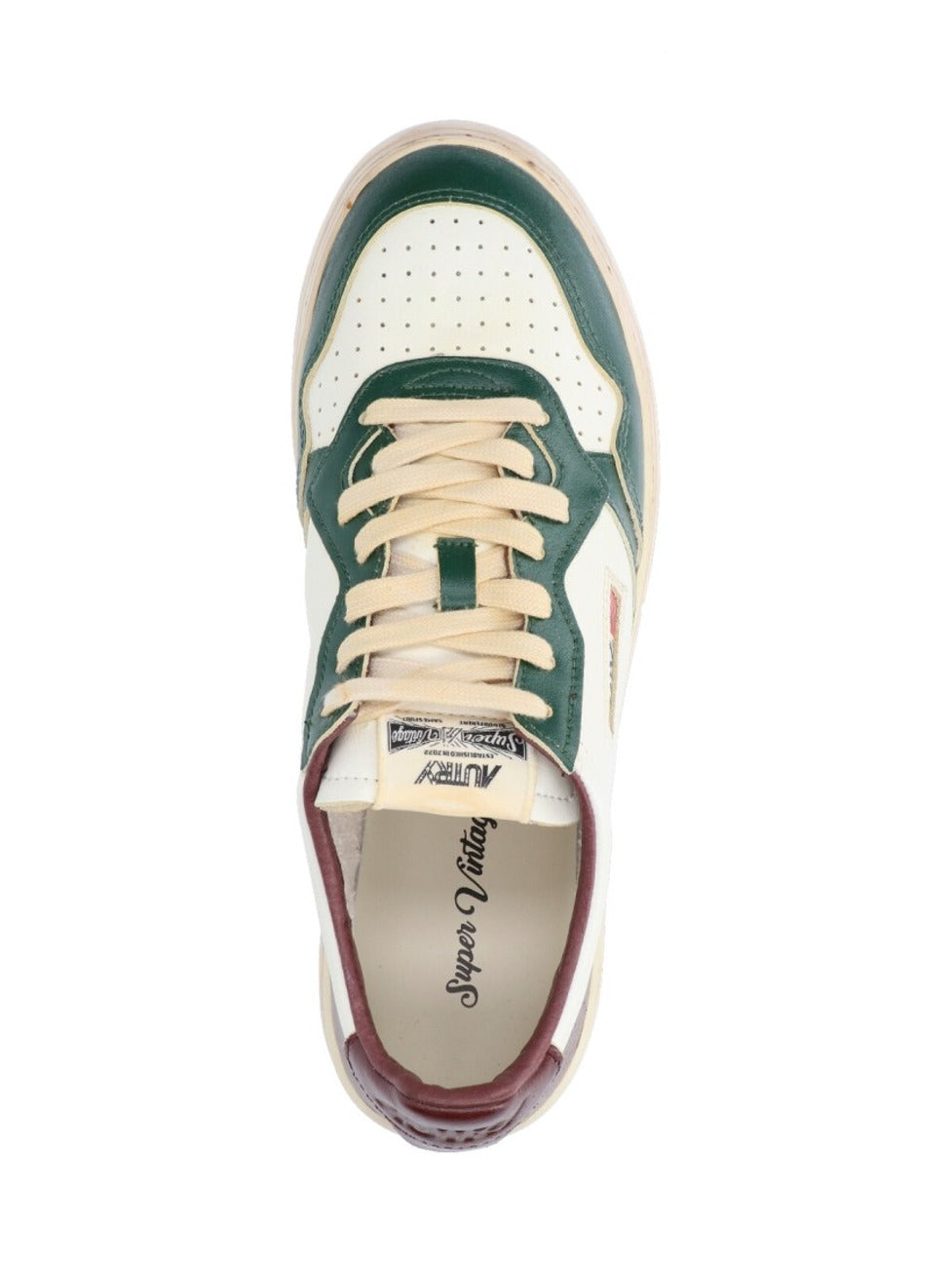 "Medalist" Low-Top Sneakers White