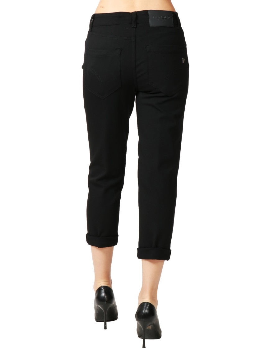 Straight-Leg Jeans with Mid-Rise Waist