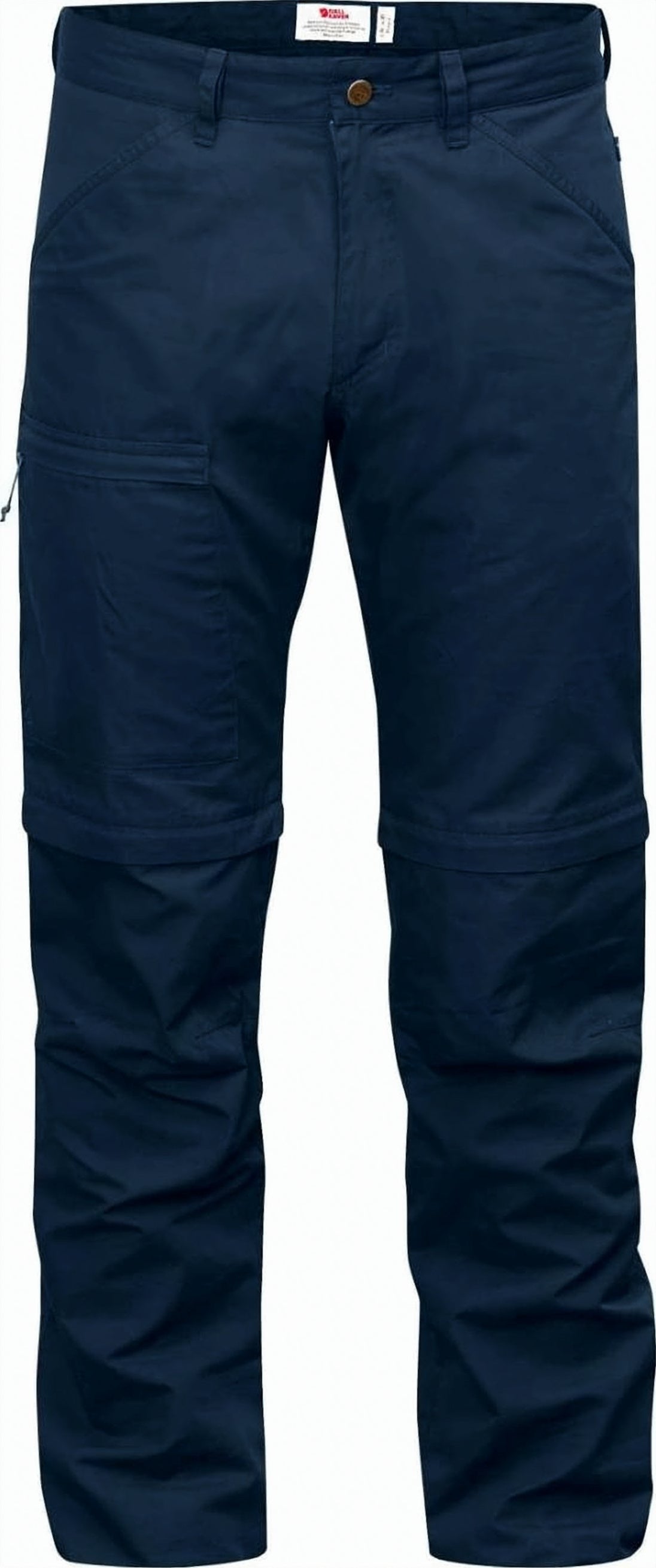 Zip-Off Straight Fit Pants with Multi-Pocket Design