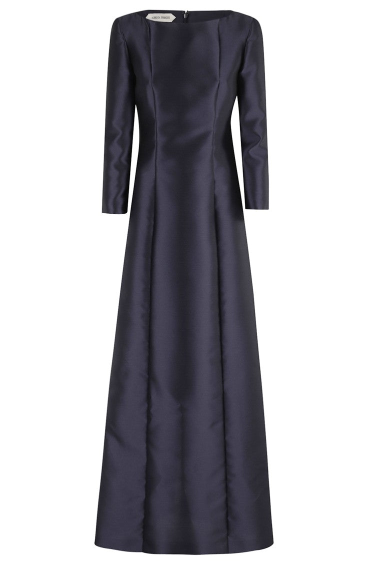 Miakdo Blue Midi Dress