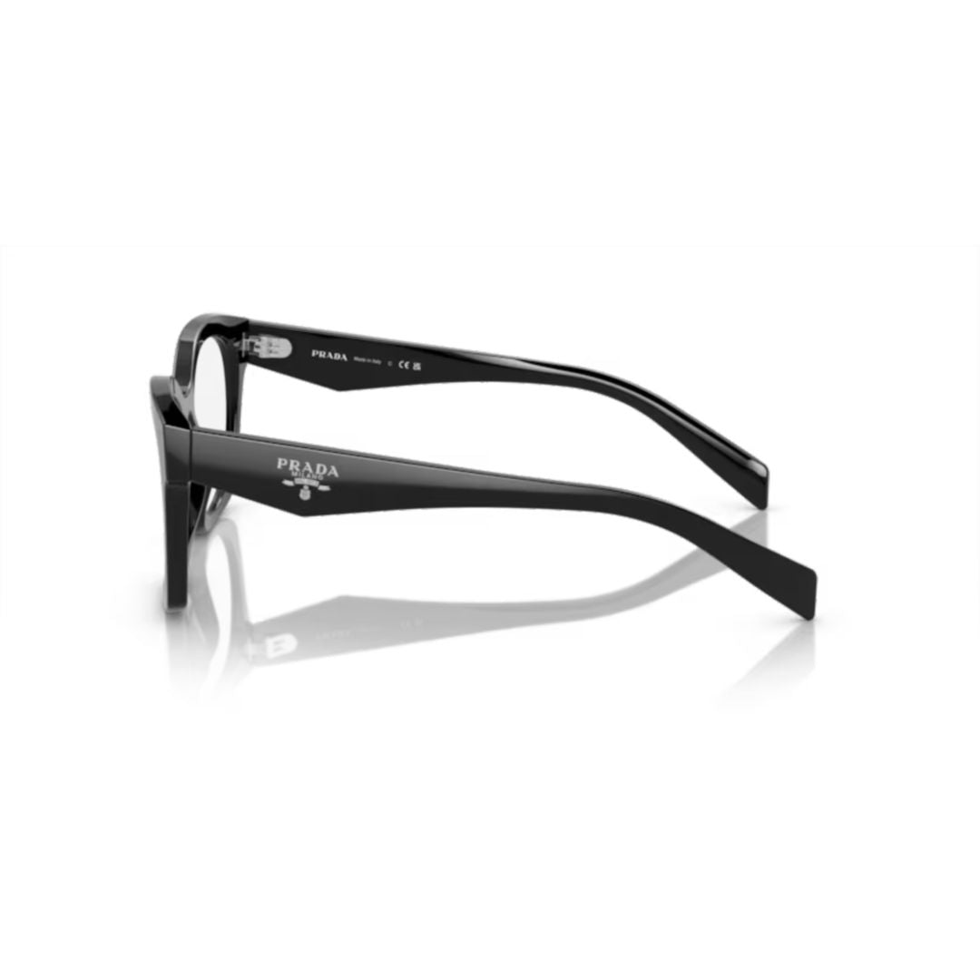 0pr A05v Square Frame Black Acetate Sunglasses