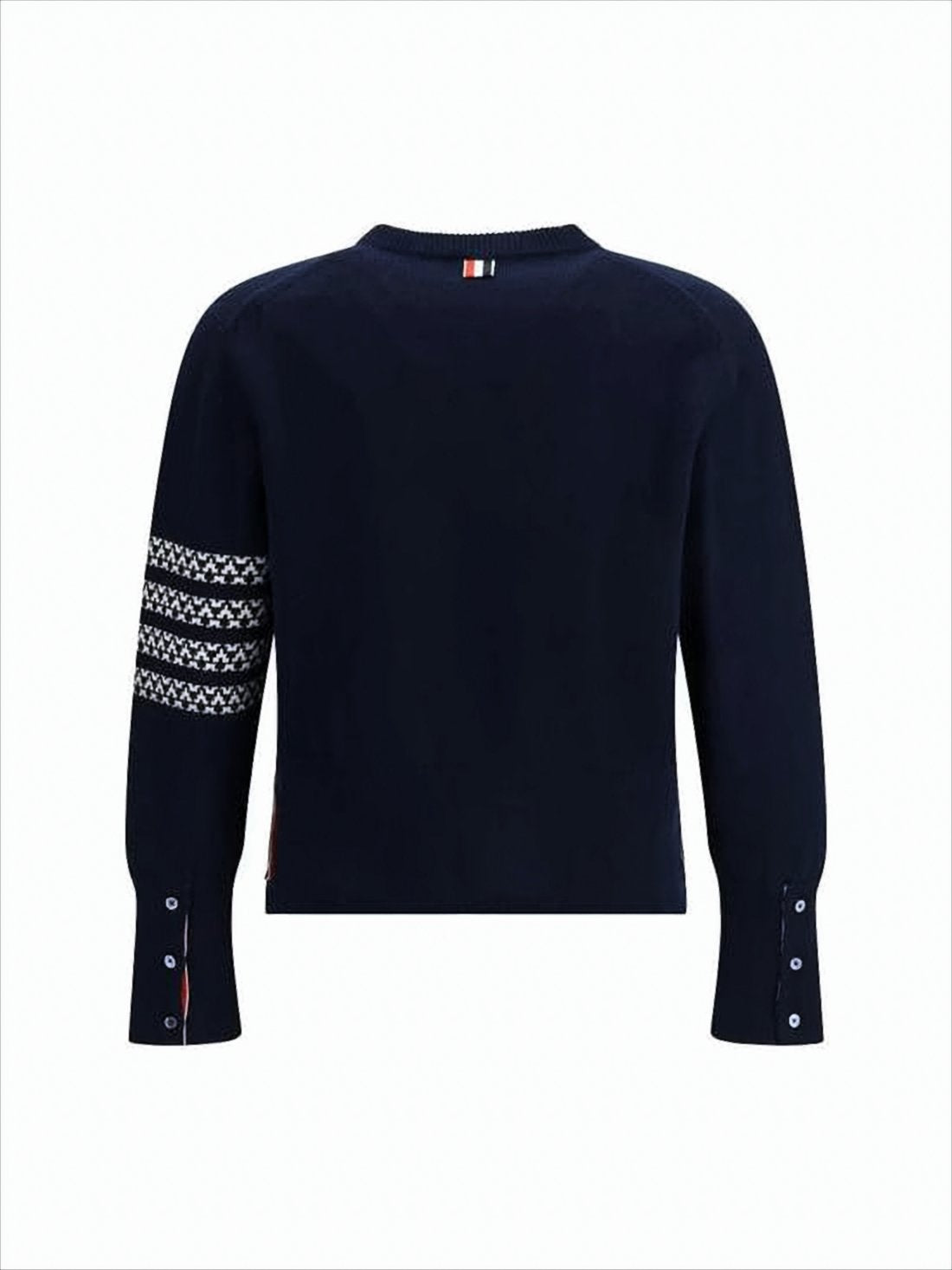 Crew Neck Sweater with Dog Motif