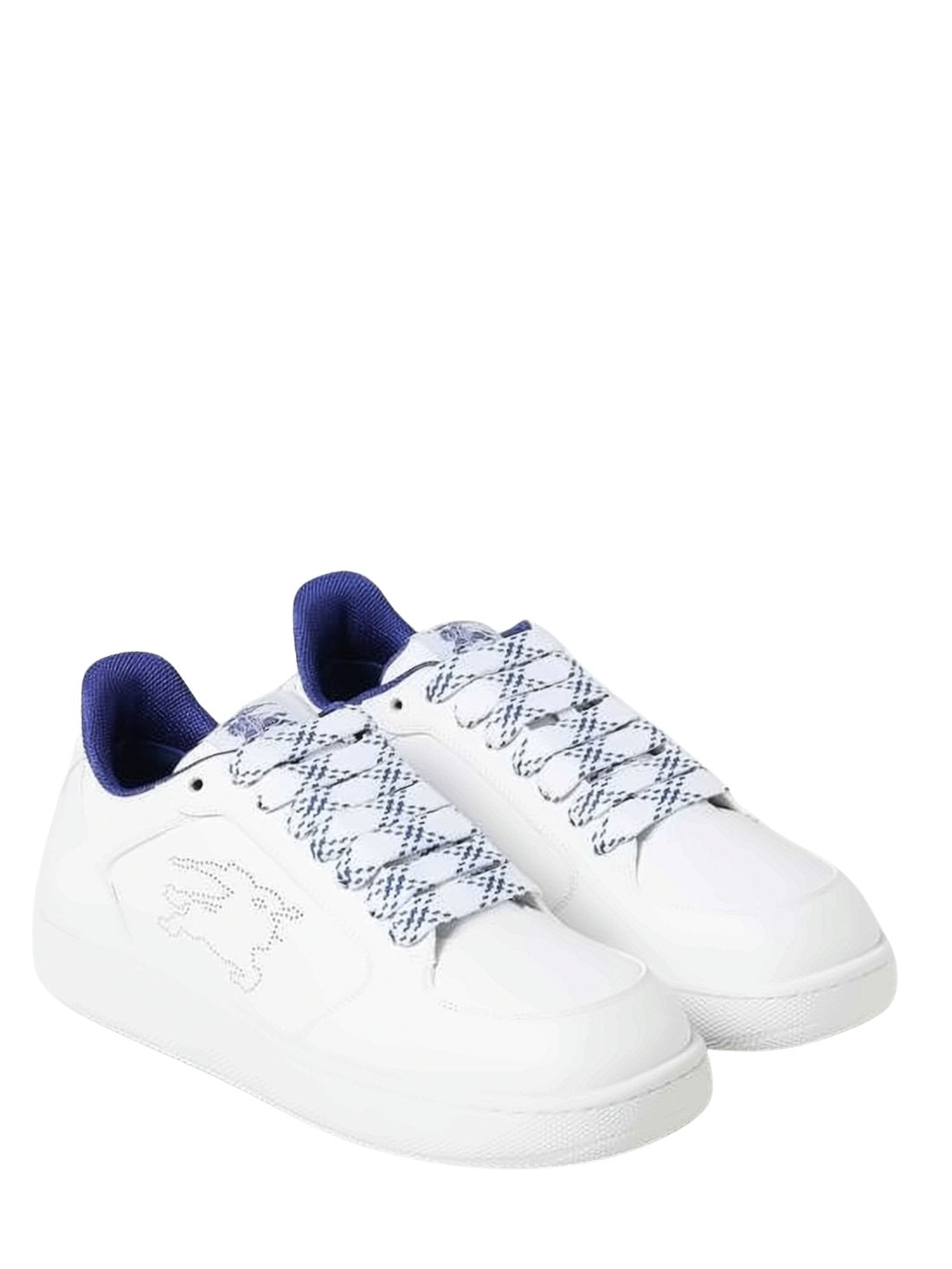 Low-Top White Leather Sneakers