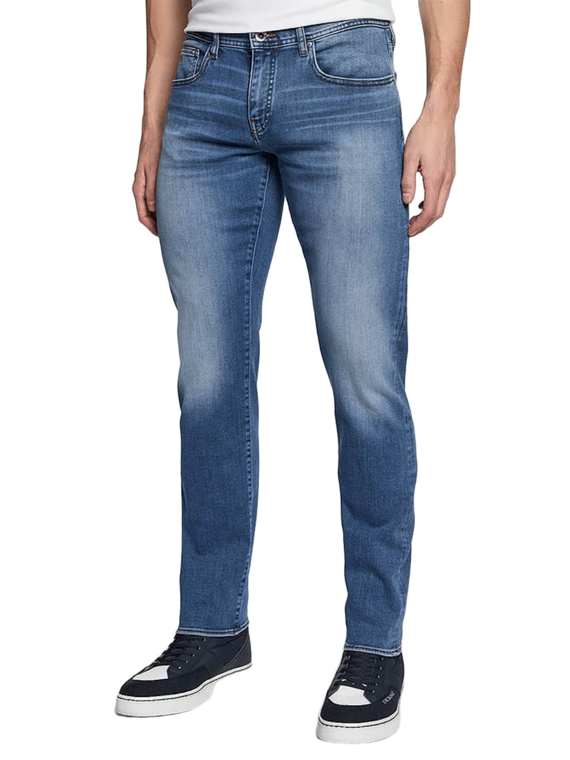 Slim-Fit Denim Jeans with Classic Five-Pocket Design