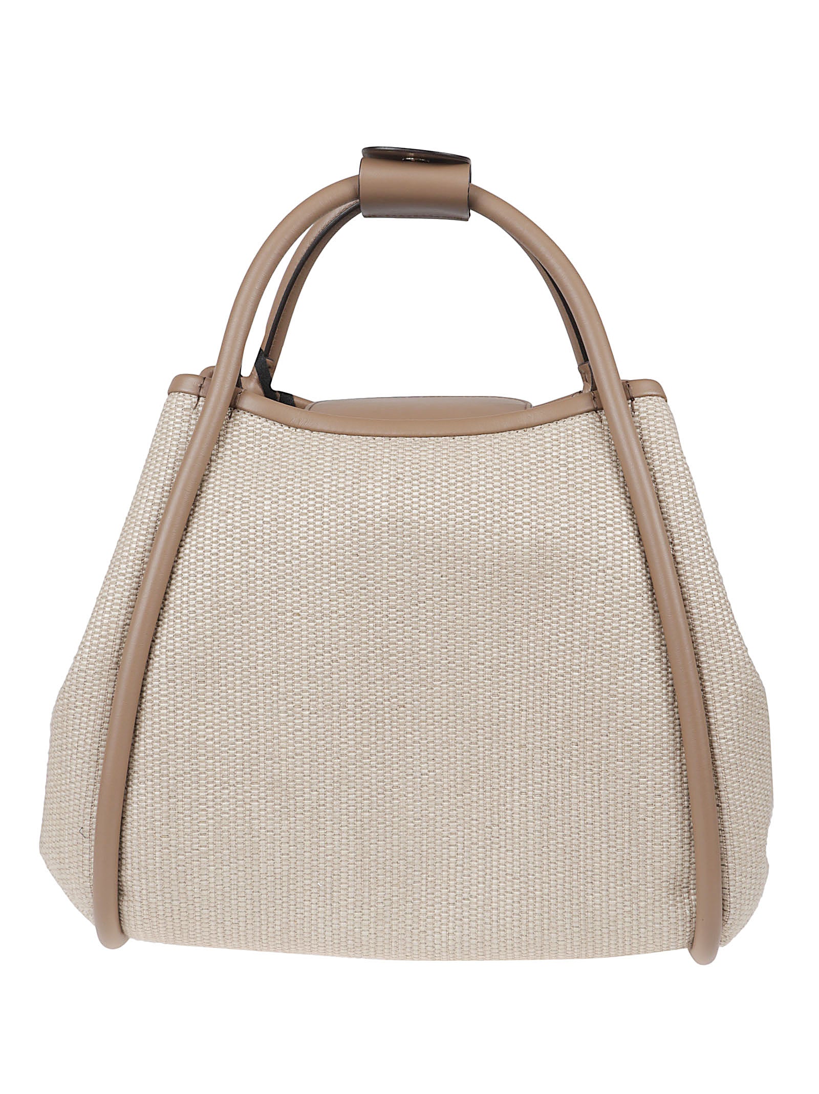 Woven Raffia-Effect Bag