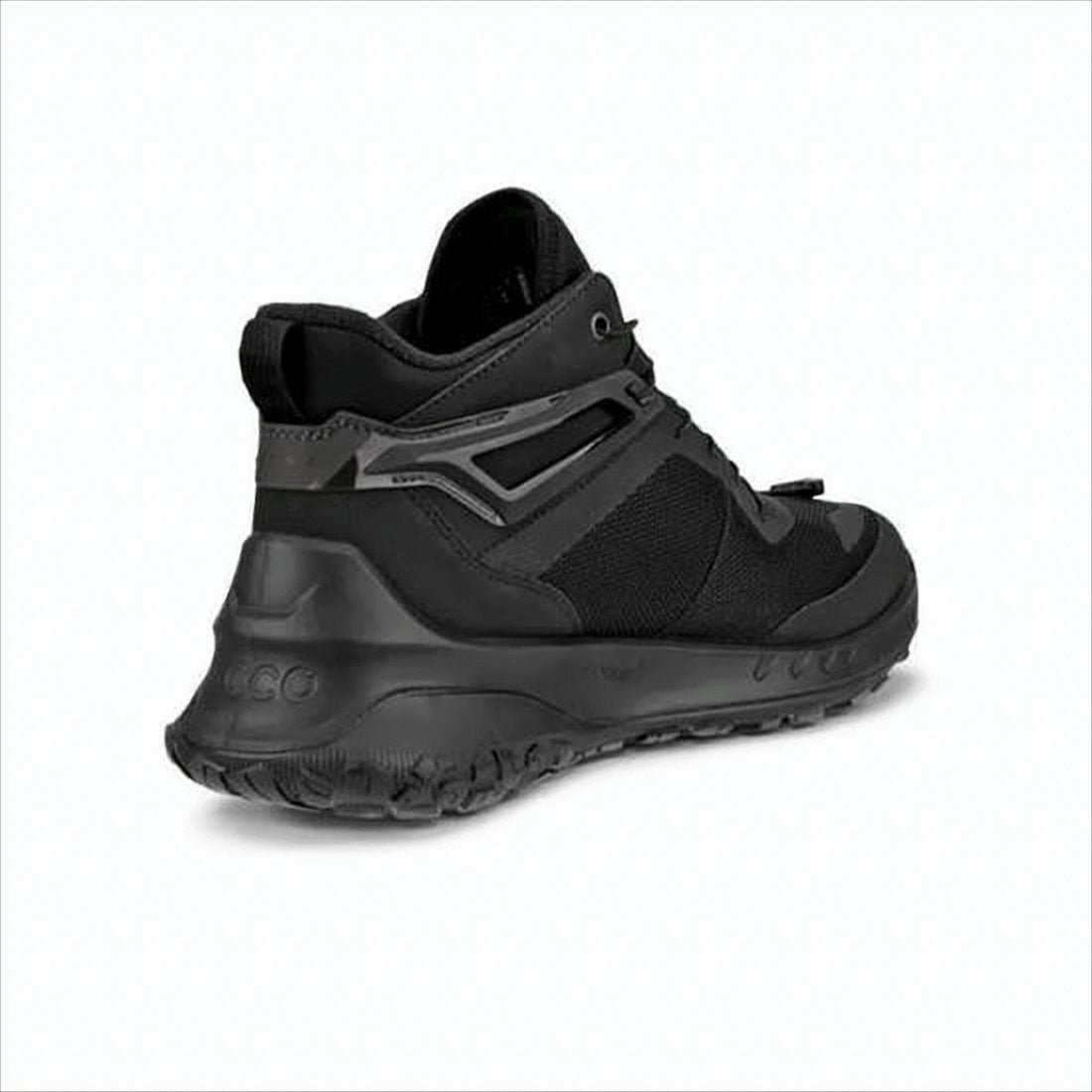 High-Top Sneakers with Textured Mesh and Rugged Sole