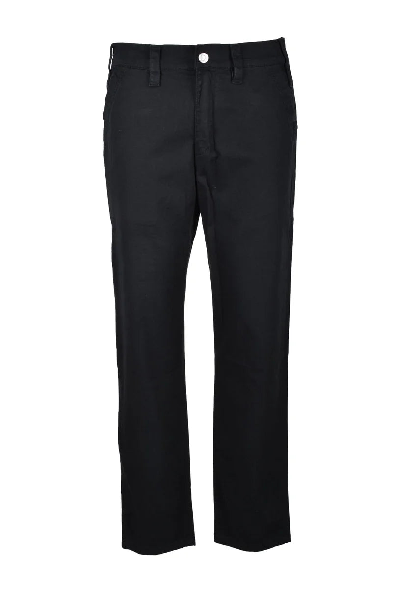 Cotton Trousers - Black