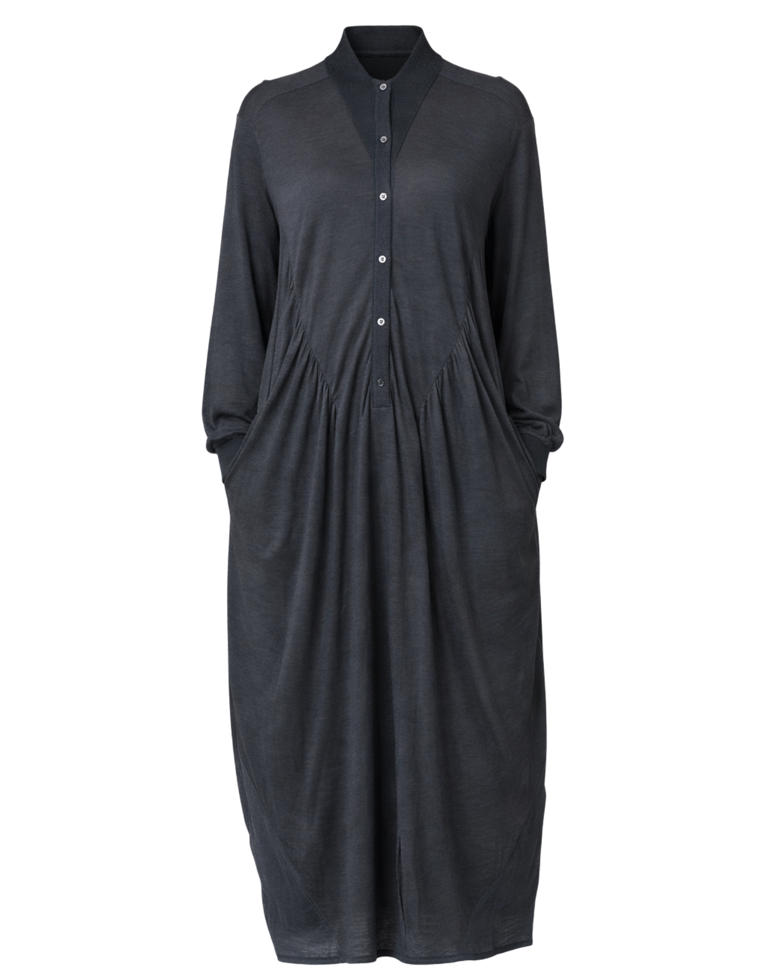 Long Virgin Wool Jersey Dress