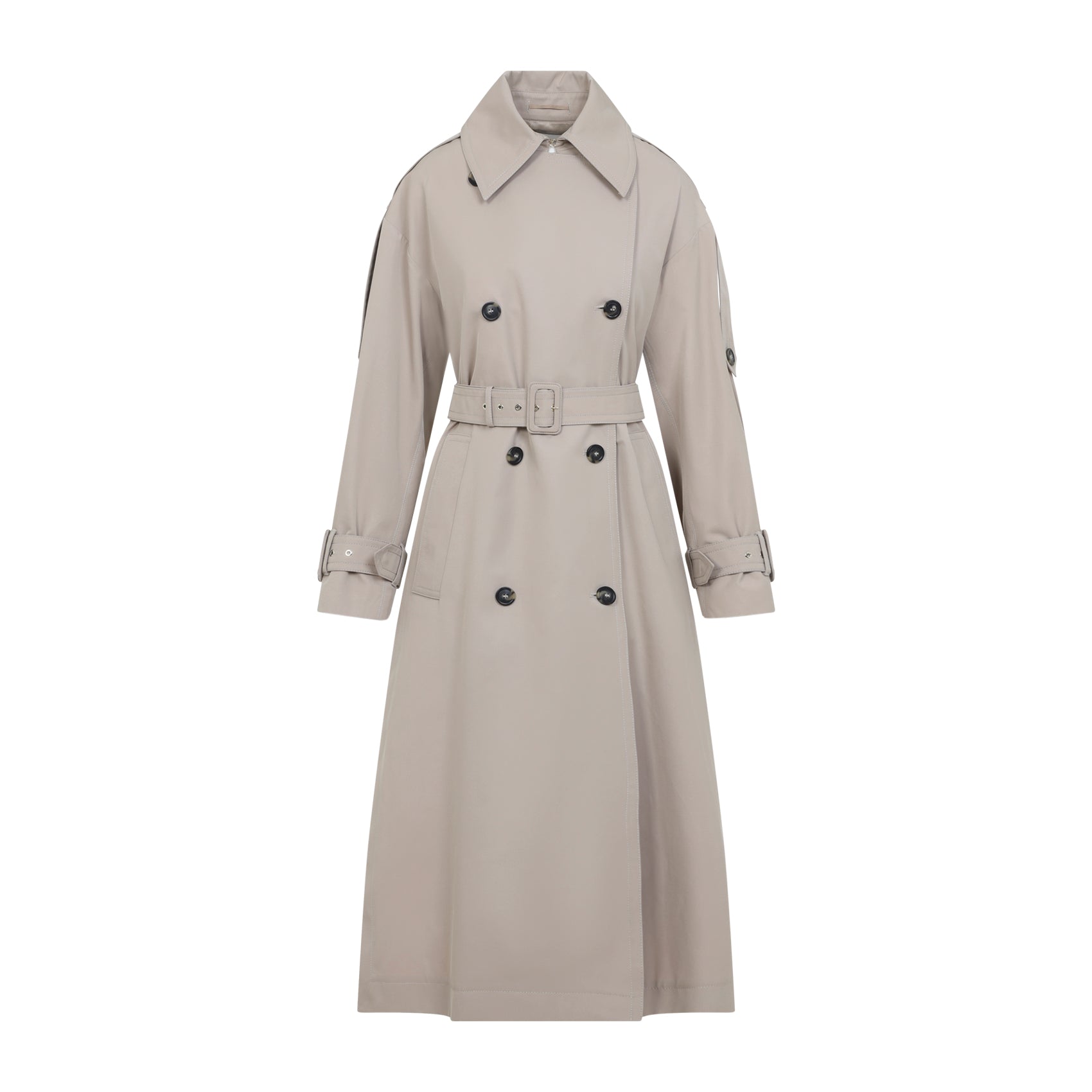 Nude & Neutrals Polyester-Cotton Coat