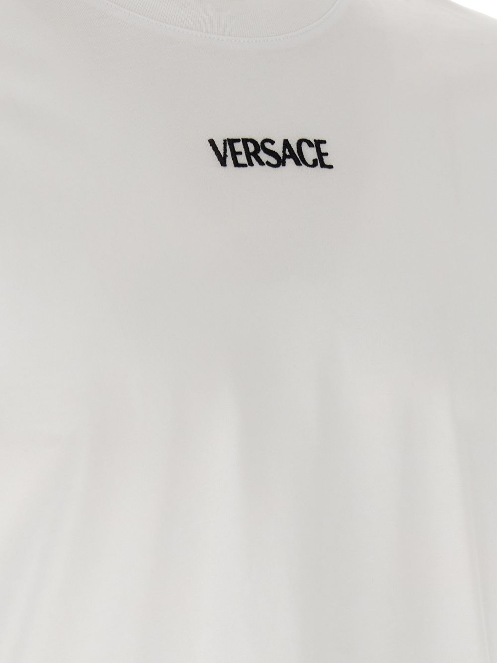 Short-Sleeved Silk And Nylon Blend T-Shirt