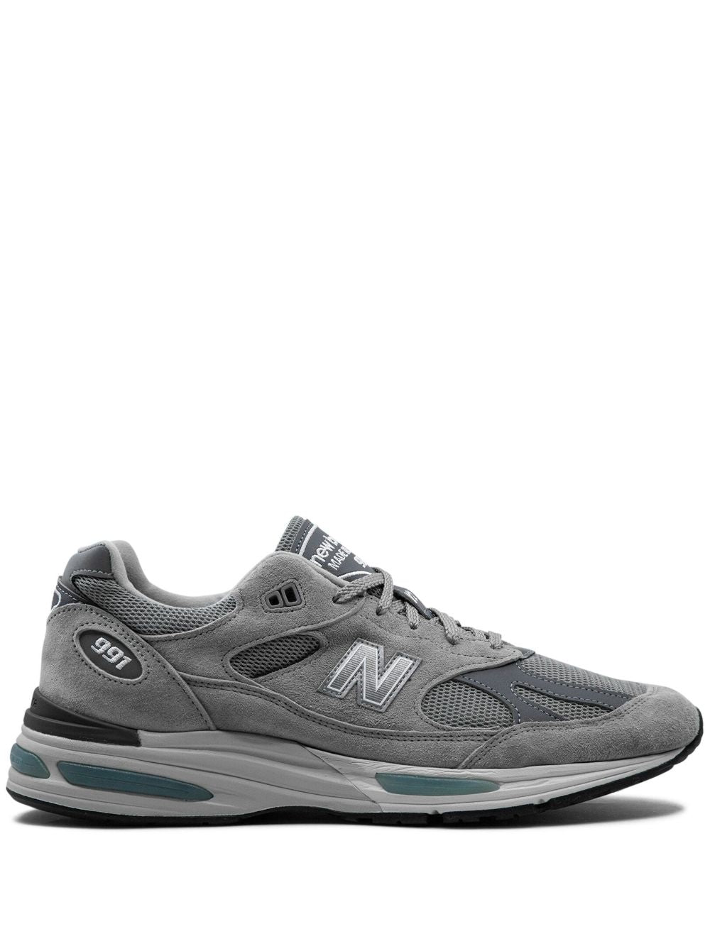 Panelled Grey Sneakers With Signature Foam Technology