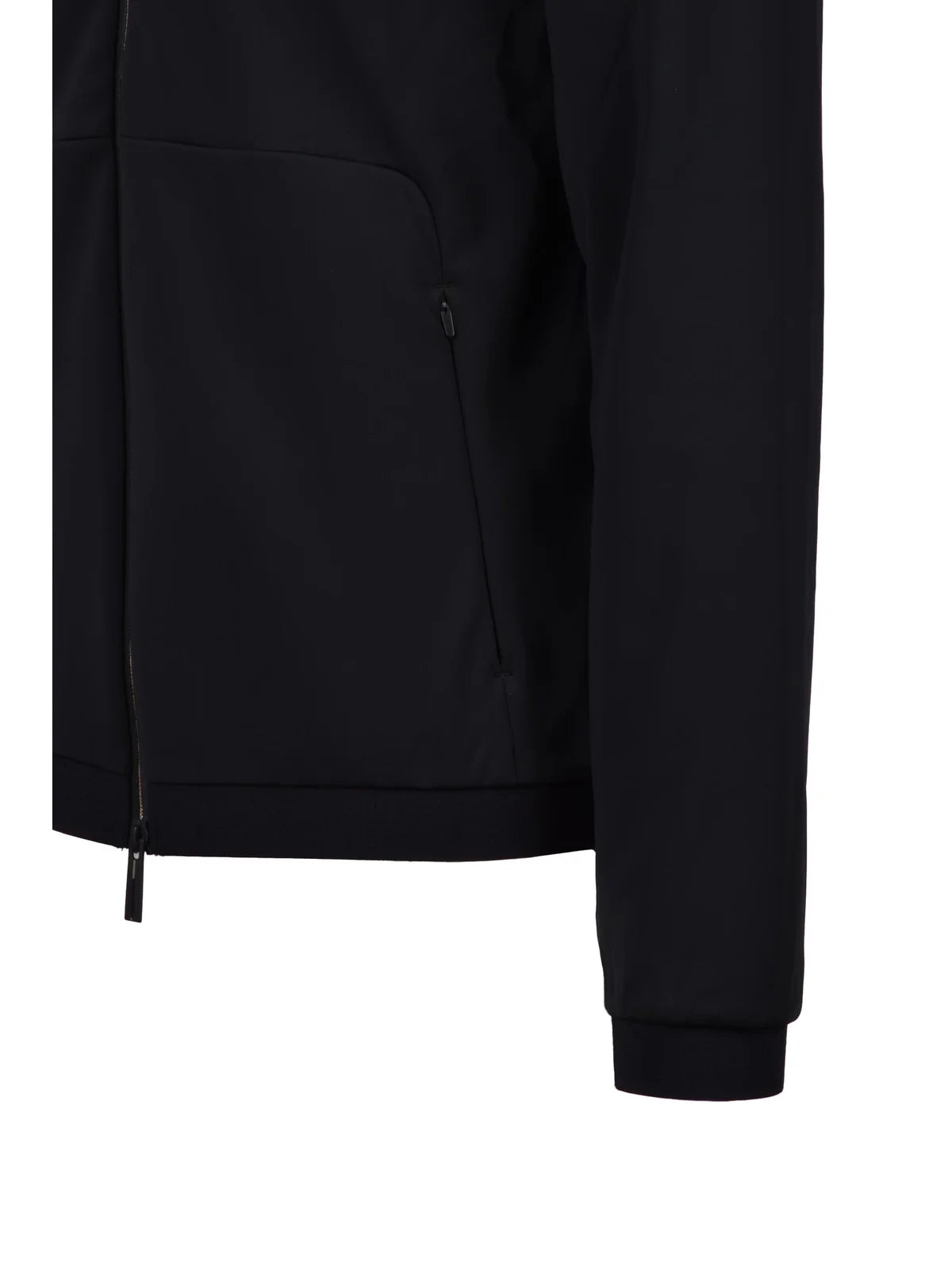 Zip Hoodie Sweatshirt - Black