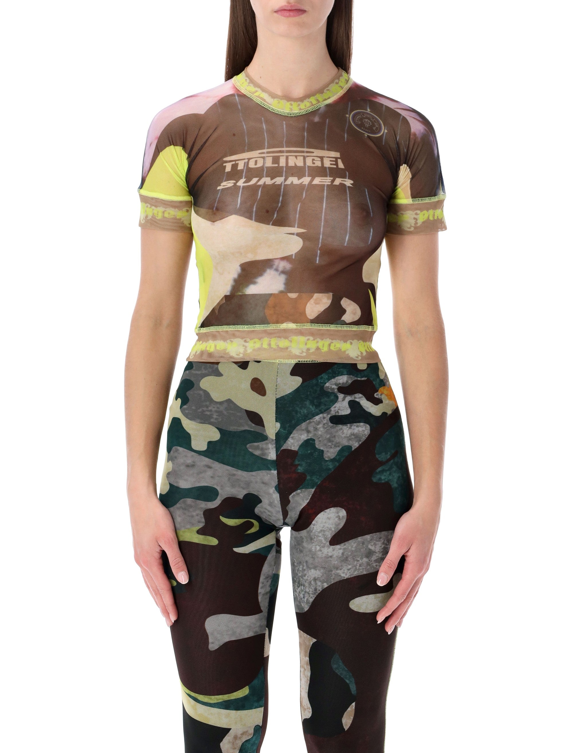 Camouflage Mesh T-Shirt
