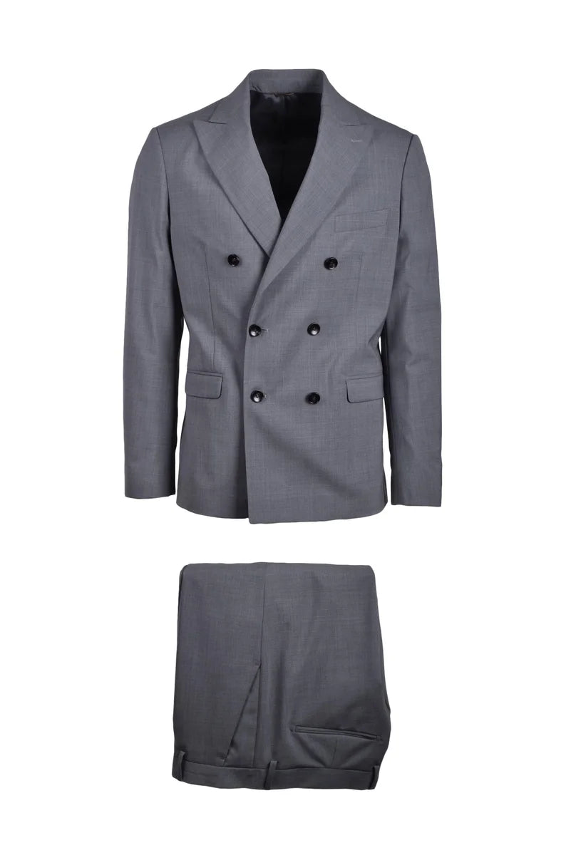 Virgin Wool Stretch Suit