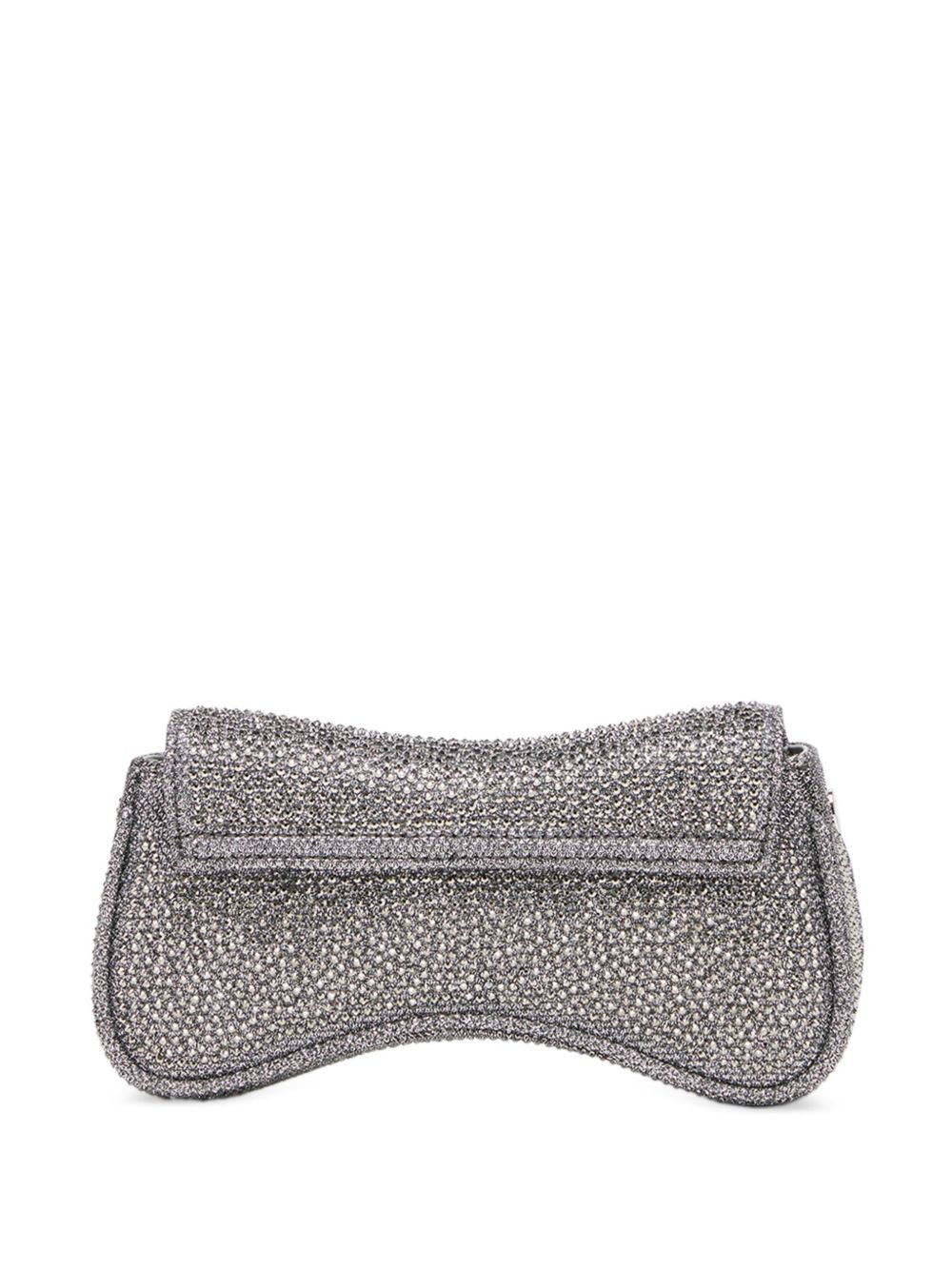 Curved Silver Bag