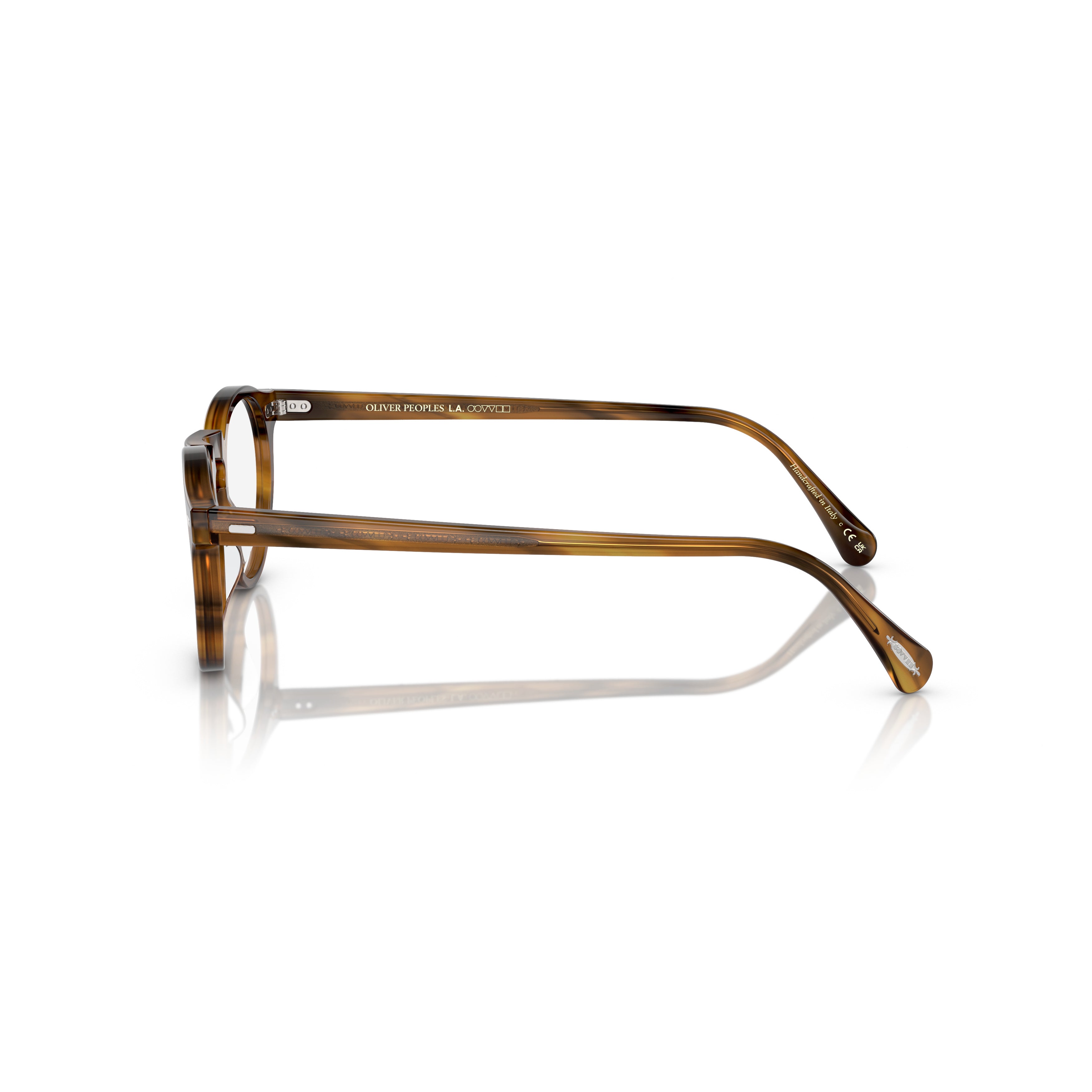 0ov5186 Round Acetate Eyeglasses with Tortoiseshell Pattern