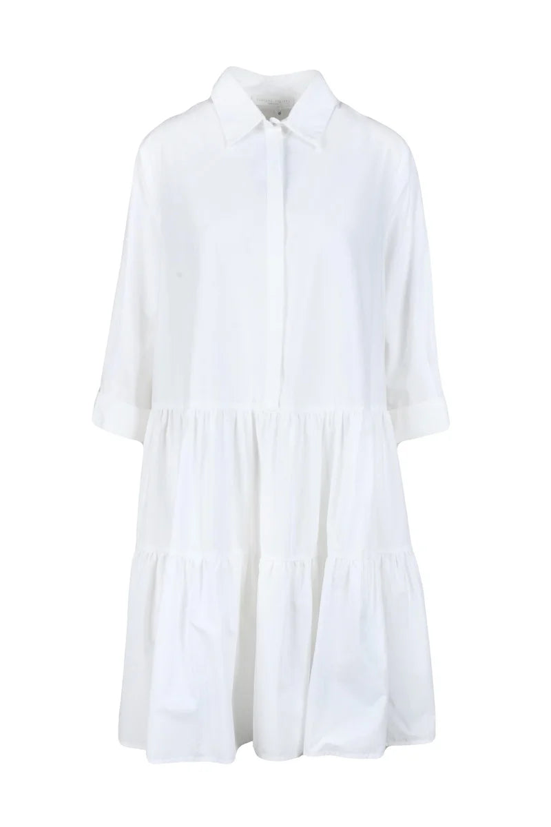 Cotton Chemise Dress - White