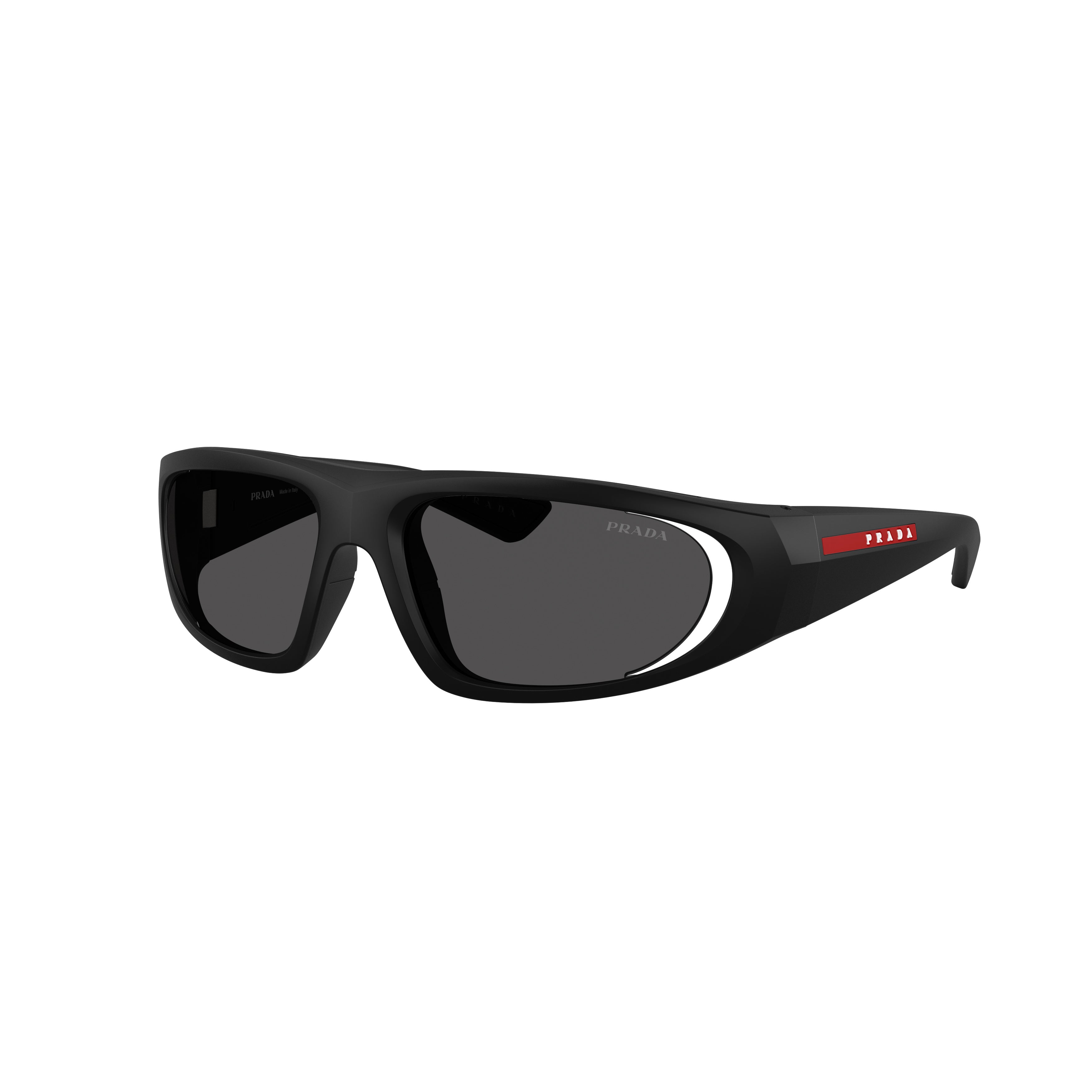 0ps B03s Wraparound Design Black Sunglasses